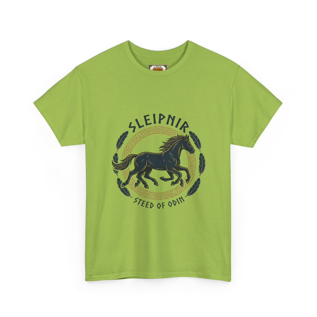 Sleipnir T-Shirt | Unisex Viking Norse Mythology Tee | Wild Hunt Odin's Eight-Legged Horse