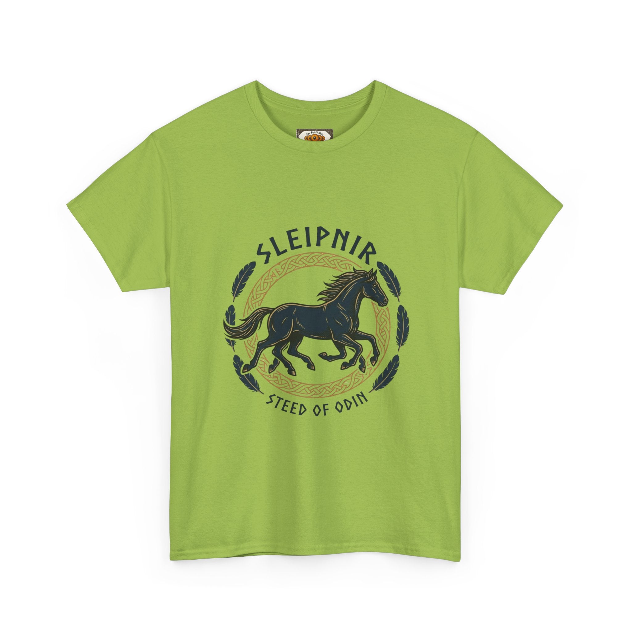 Sleipnir T-Shirt | Unisex Viking Norse Mythology Tee | Wild Hunt Odin's Eight-Legged Horse