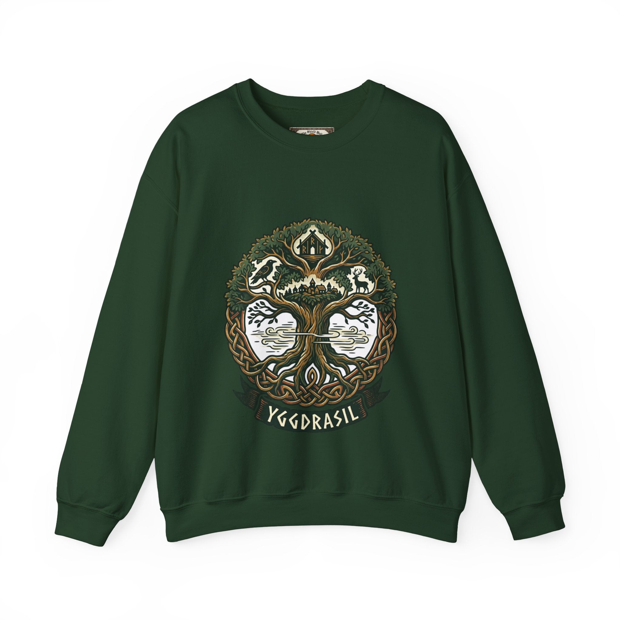 Yggdrasil Norse World Tree Sweatshirt | Unisex Viking Mythology Apparel