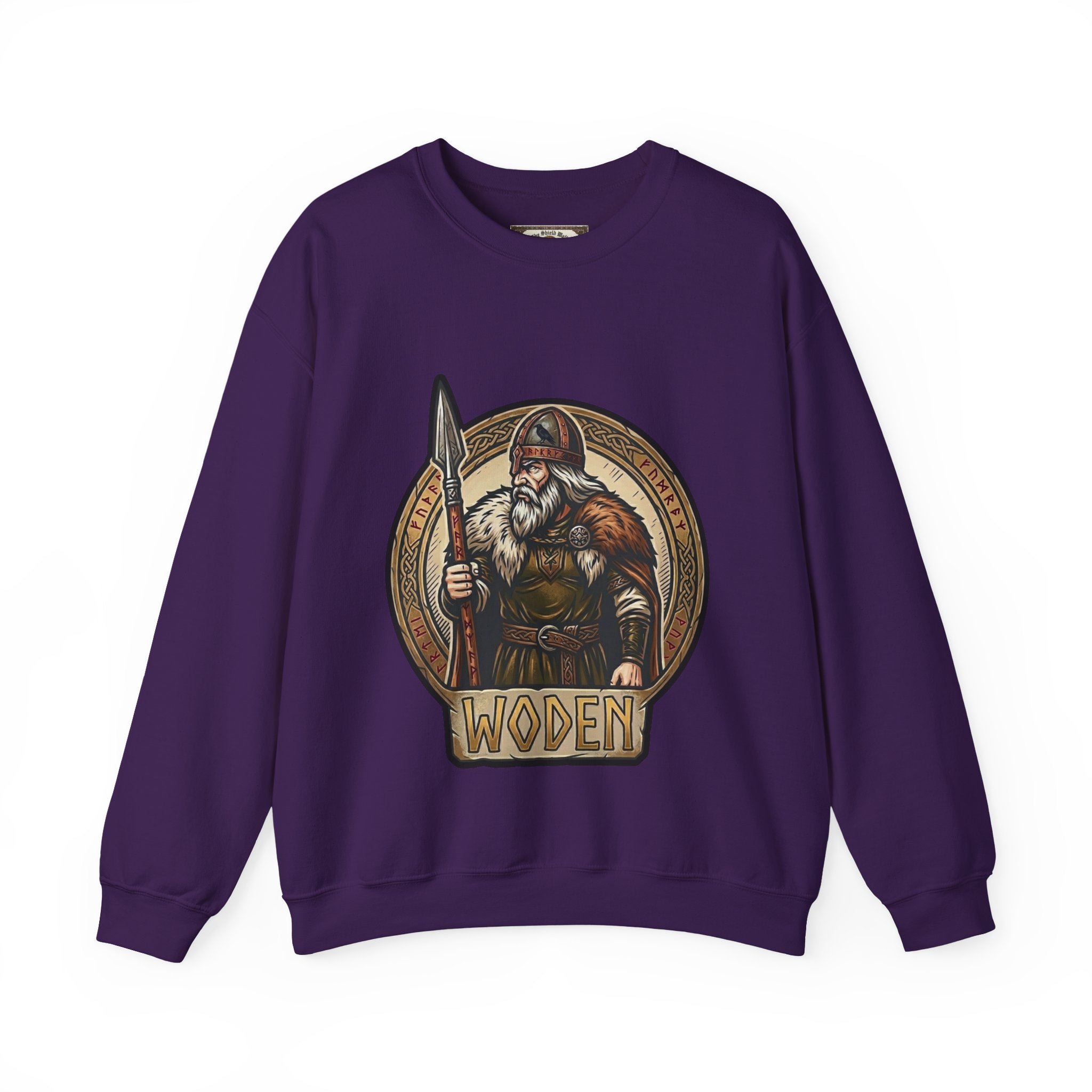 Woden Crewneck Sweatshirt | Unisex Anglo-Saxon Odin Mythology Sweater