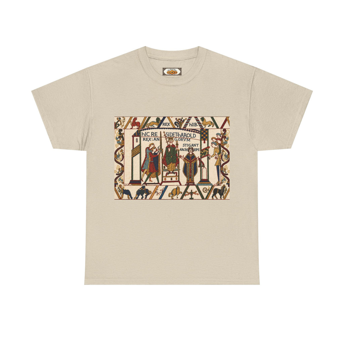 King Harold II — Bayeux Tapestry Coronation T-Shirt | Heritage Clothing