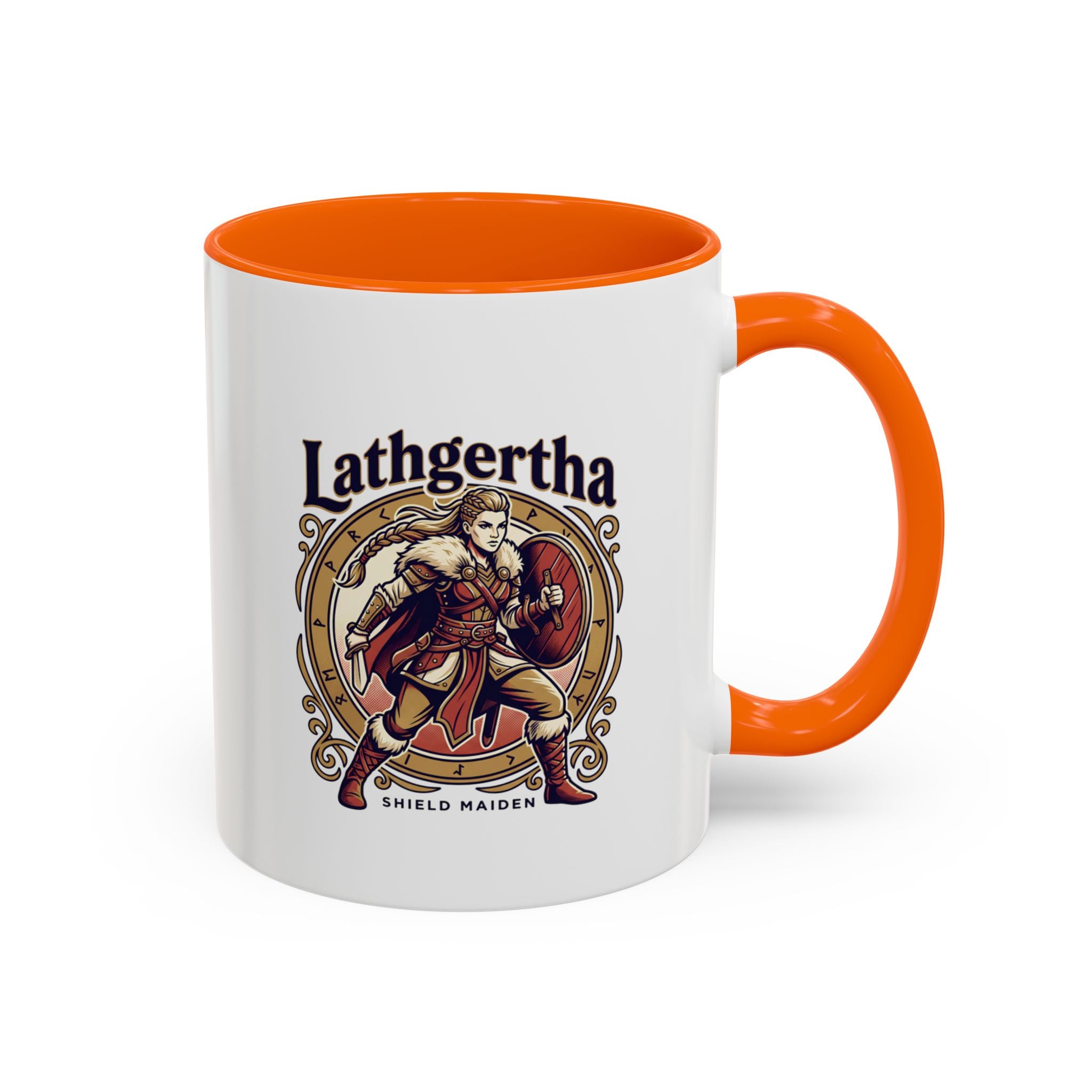 Viking Shield Maiden Mug — Lathgertha Ceramic Coffee Mug | The Shield Wall