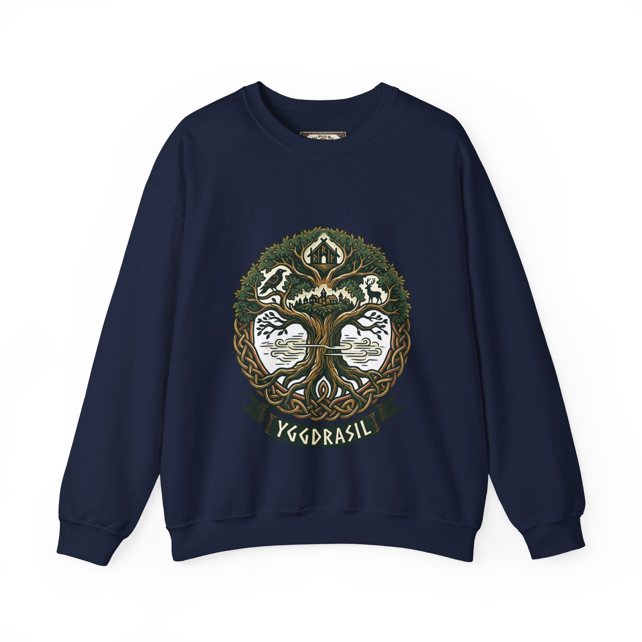 Yggdrasil Norse World Tree Sweatshirt | Unisex Viking Mythology Apparel