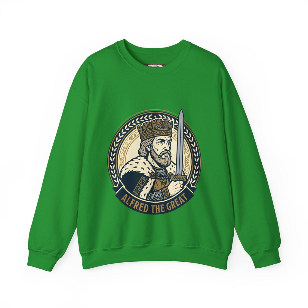 Alfred the Great Sweatshirt | Unisex Adult Heritage Crewneck