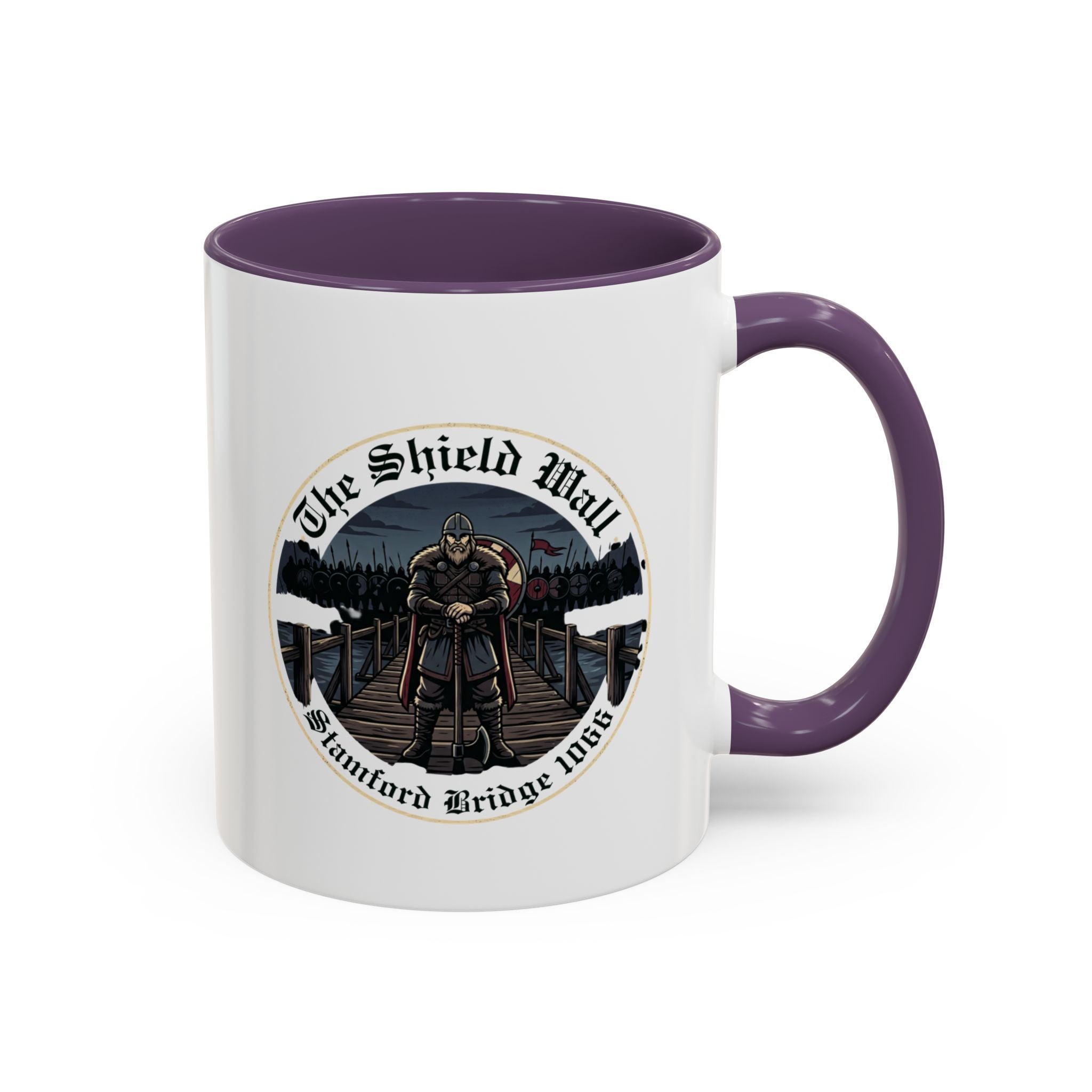 Stamford Bridge 1066 Accent Mug — The Lone Axeman of the Shield Wall