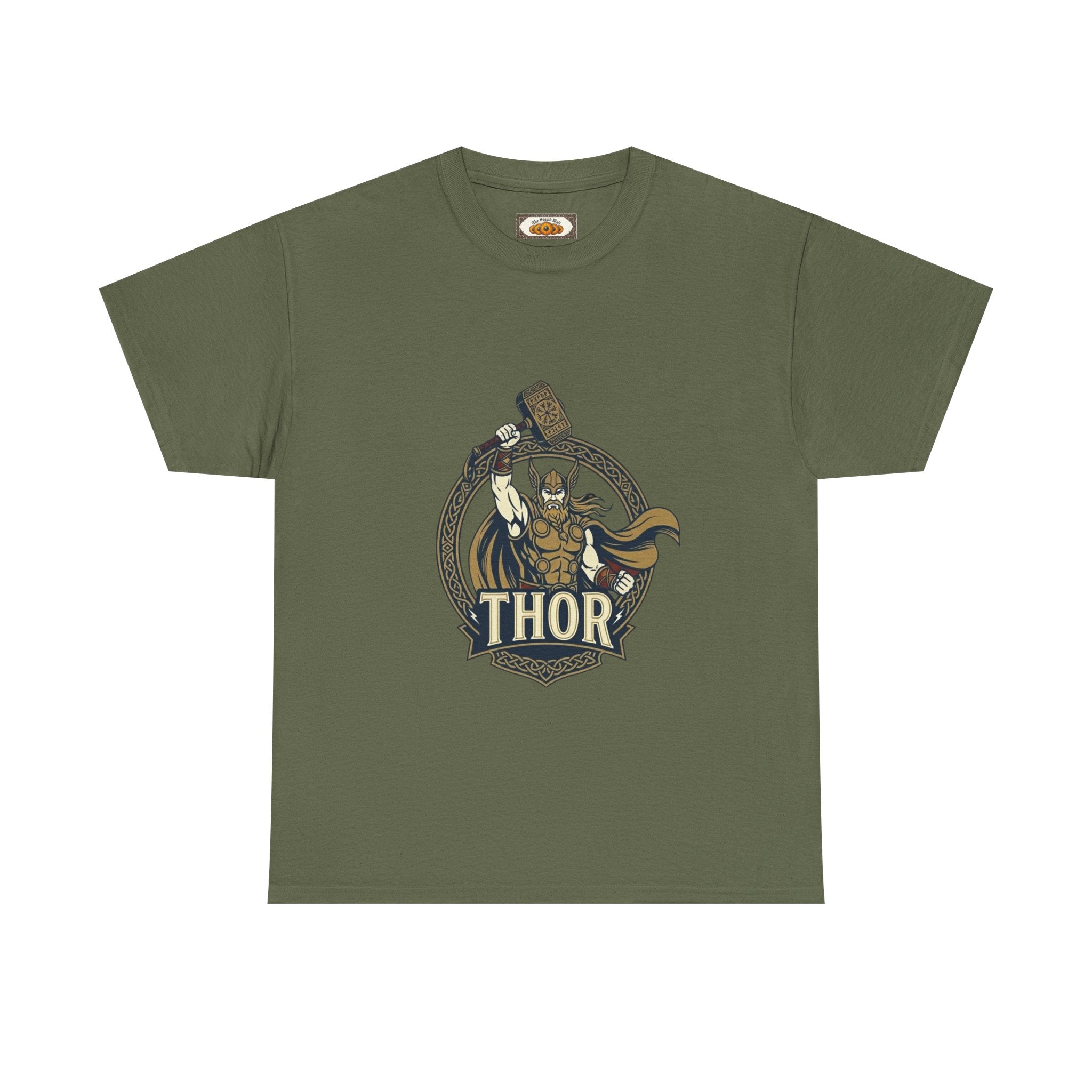 Thor Norse God of Thunder T-Shirt | Unisex Mjolnir Hammer Graphic Tee