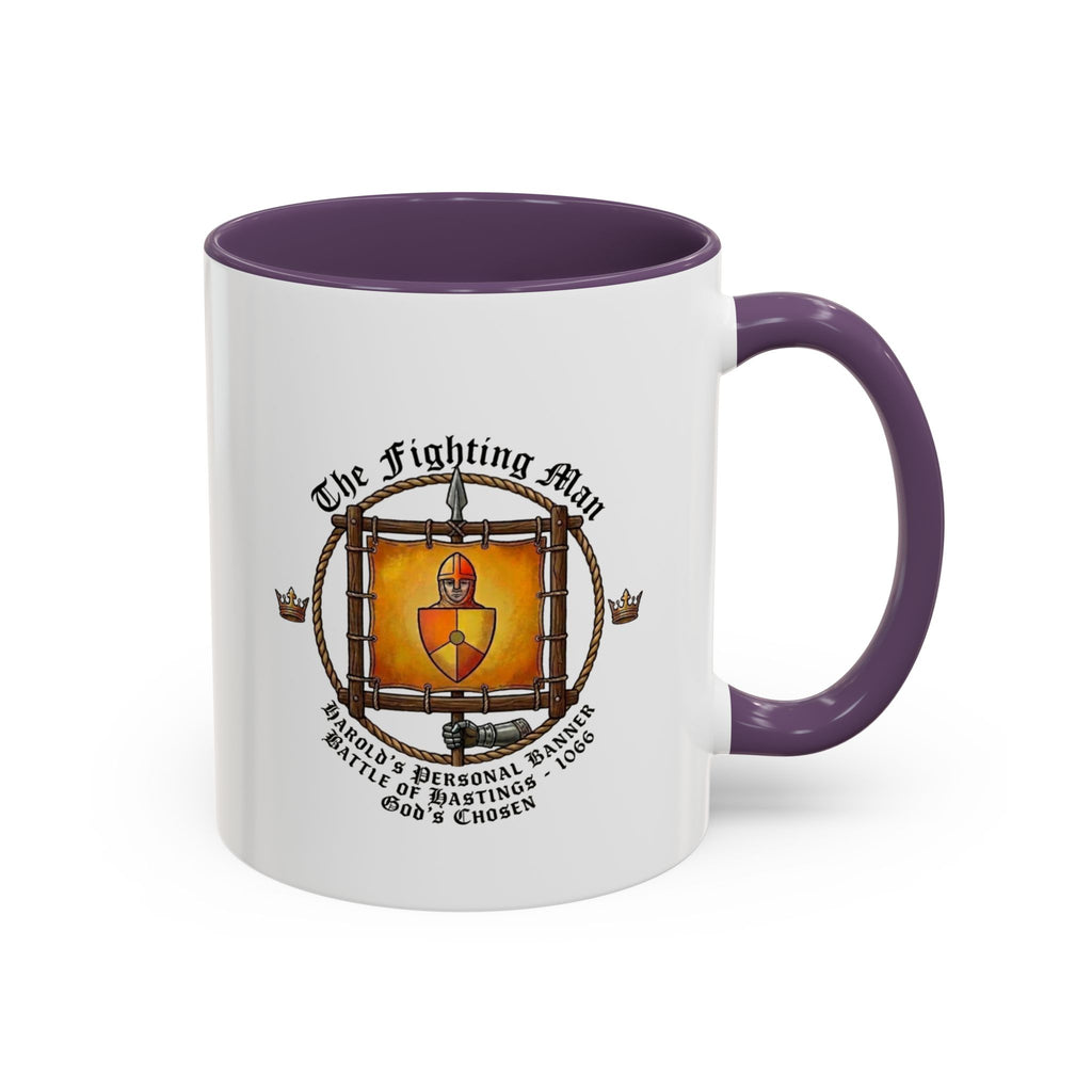 King Harold 'God's Chosen' Fighting Man Banner Coffee Mug | 1066 Battle of Hastings – 11oz