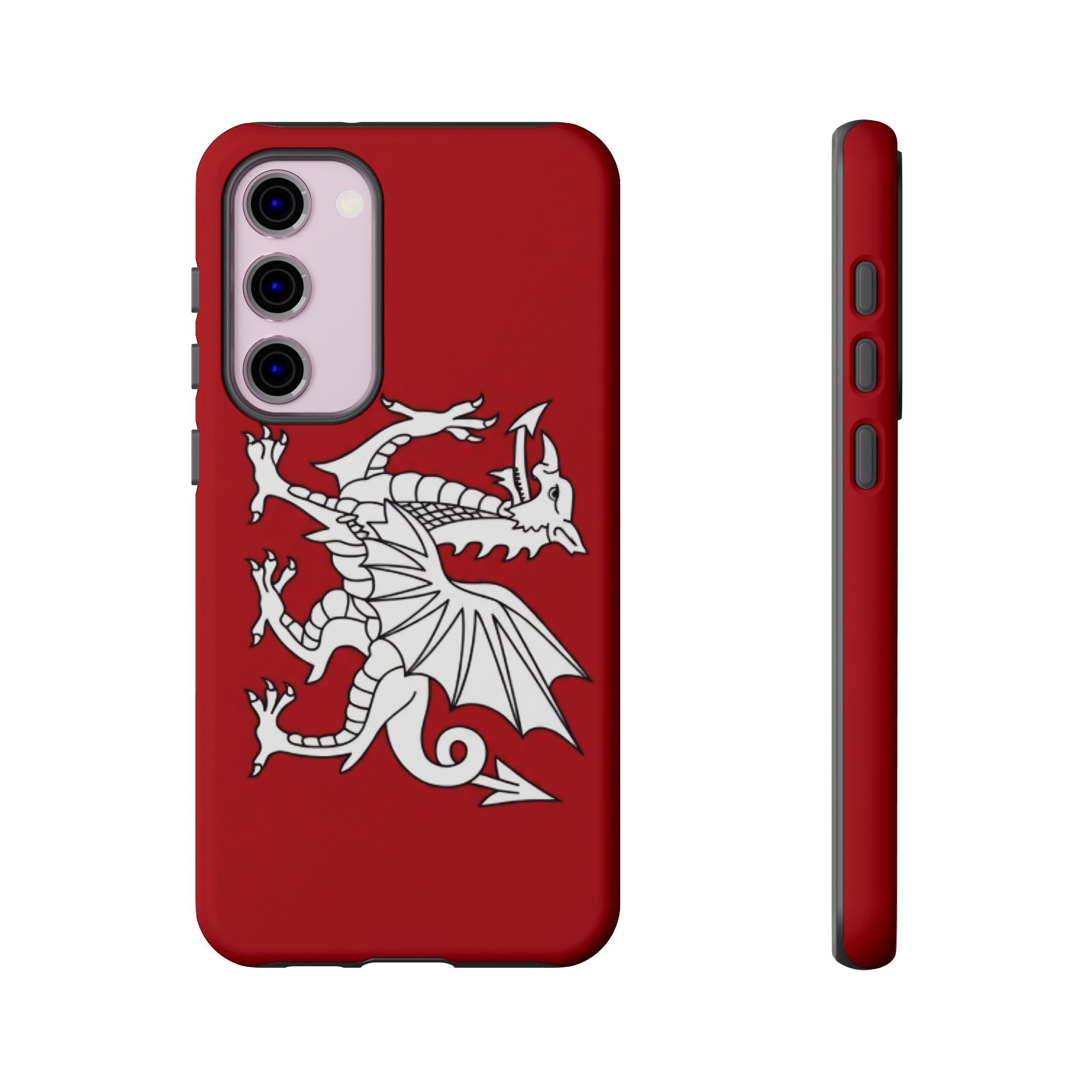 White Wessex Dragon Phone Case — Anglo-Saxon Emblem Phone Cover