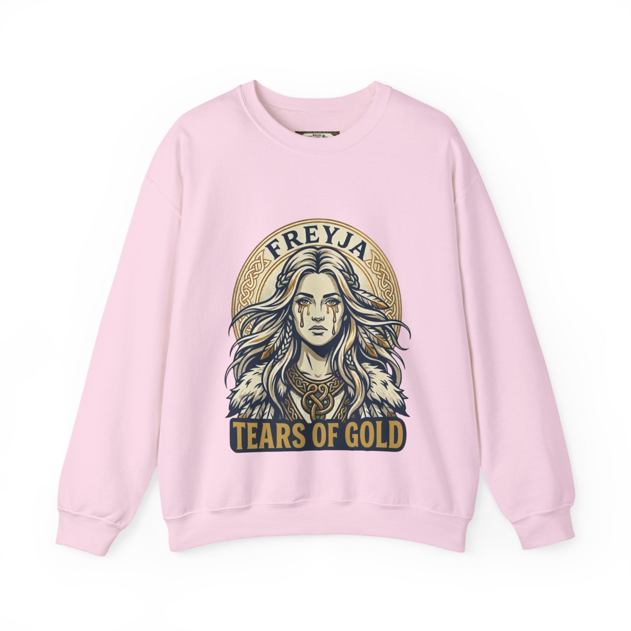 Freyja Tears of Gold Unisex Norse Goddess Sweatshirt – Adult Viking Mythology Top