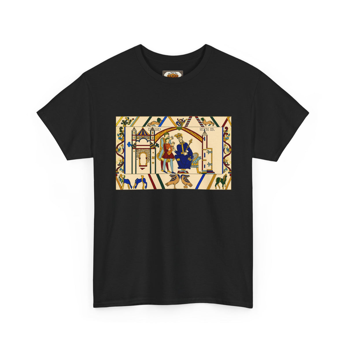 King Edward the Confessor — Bayeux Tapestry Heritage T-Shirt | Heritage Clothing