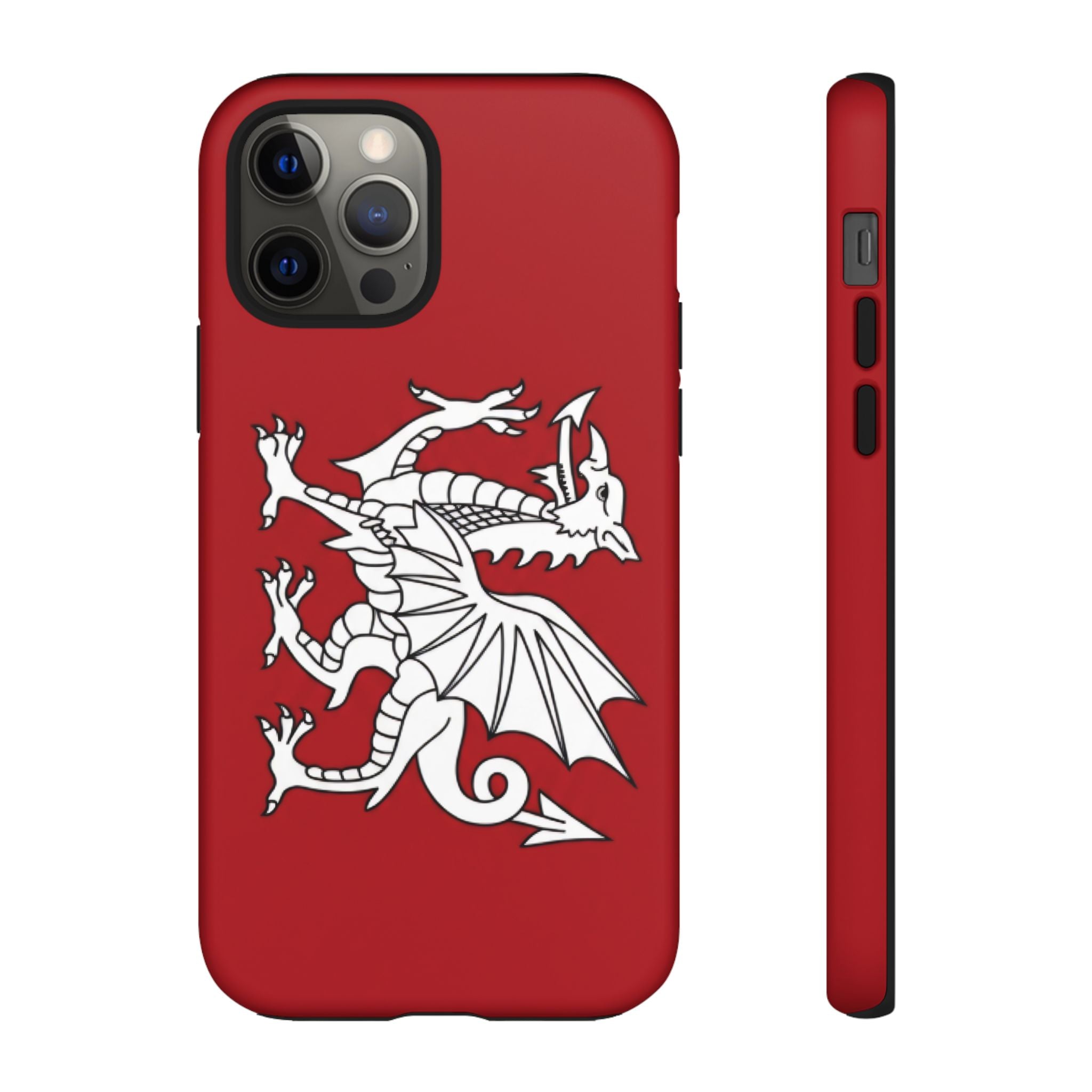 White Wessex Dragon Phone Case — Anglo-Saxon Emblem Phone Cover