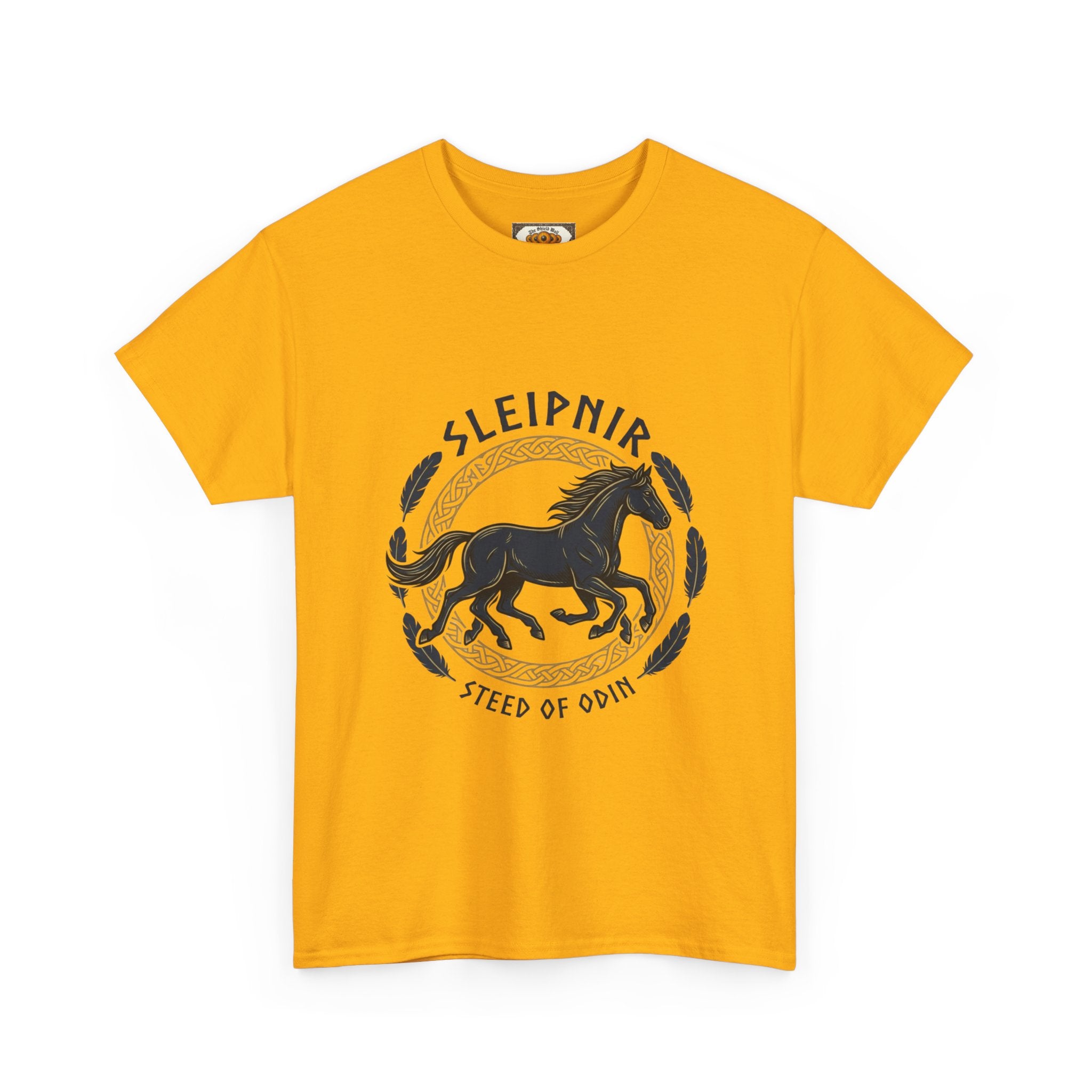 Sleipnir T-Shirt | Unisex Viking Norse Mythology Tee | Wild Hunt Odin's Eight-Legged Horse