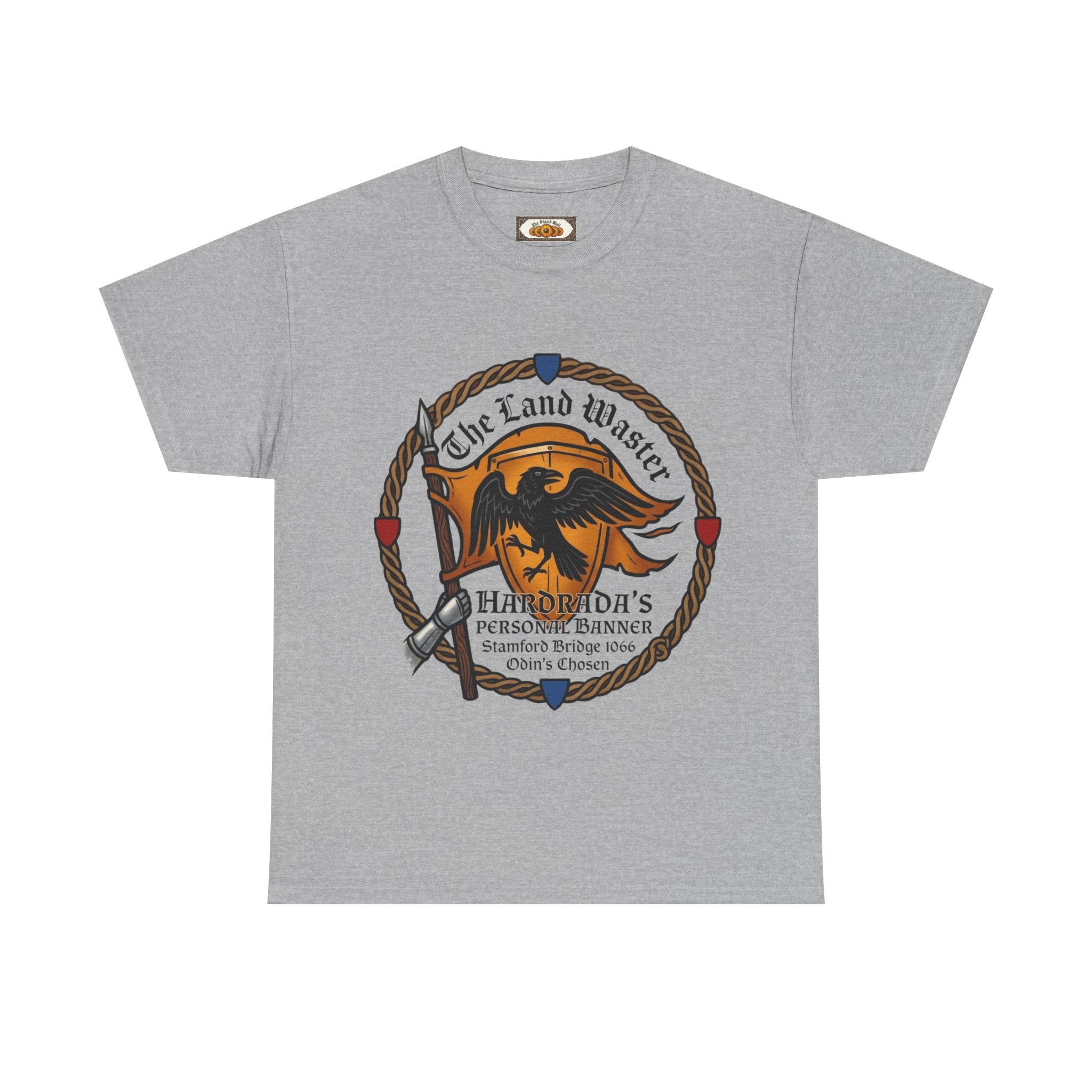 Stamford Bridge 1066 Unisex T-Shirt | Harald Hardrada 'Land Waster' Banner | Viking Heritage Tee