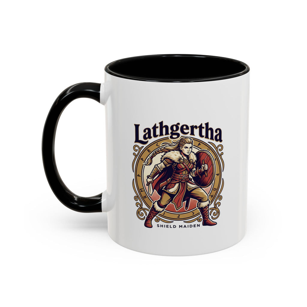 Viking Shield Maiden Mug — Lathgertha Ceramic Coffee Mug | The Shield Wall