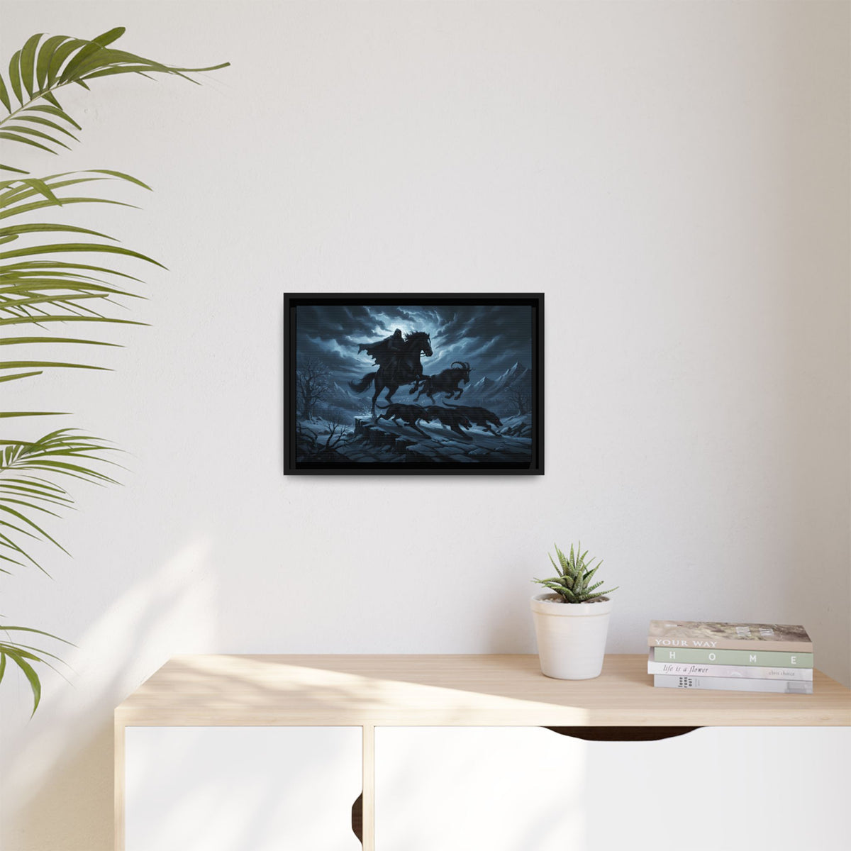 The Wild Hunt — Riders of the Storm Sky | Framed Canvas Print | Heritage Wall Art