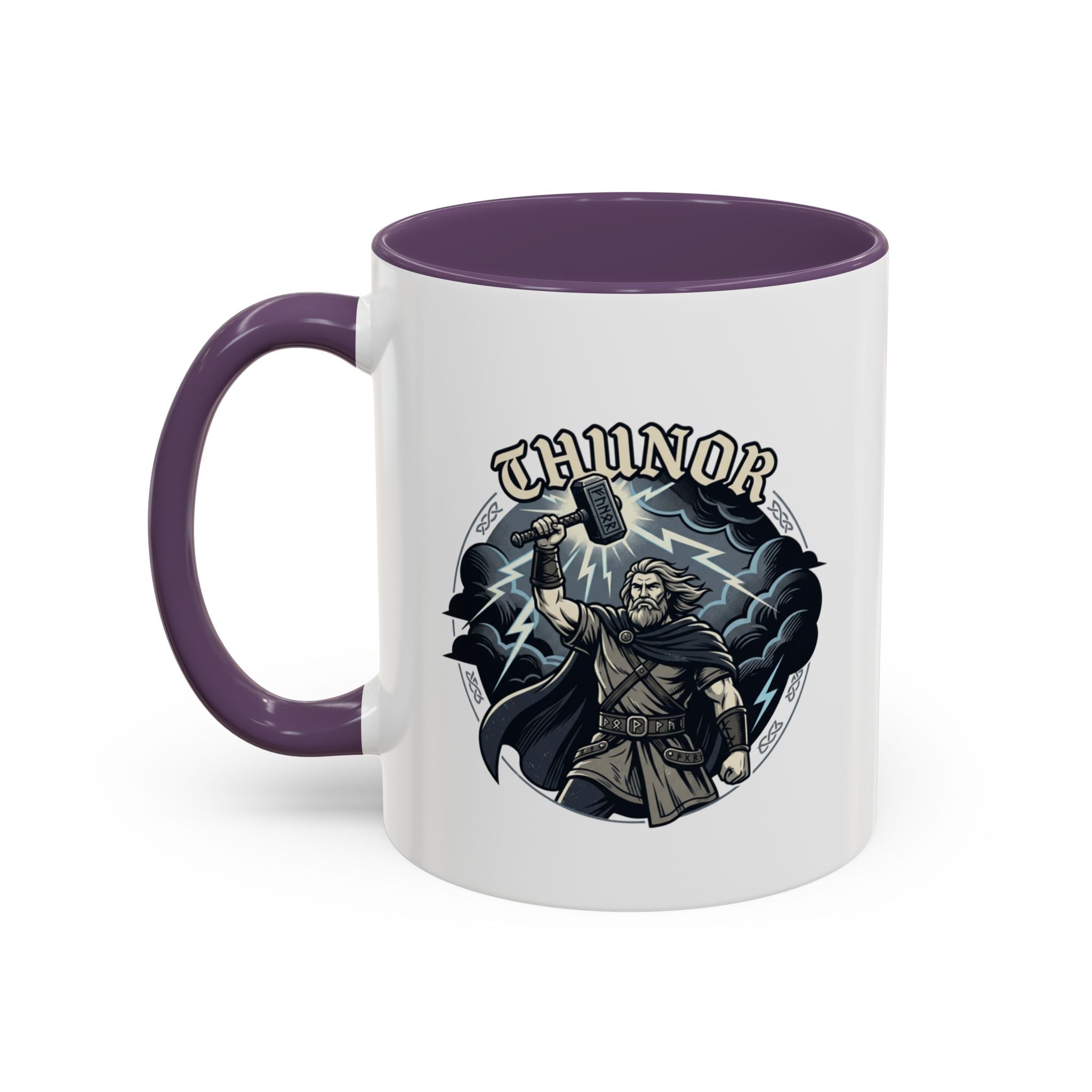 Thunor Coffee Mug — Anglo-Saxon God of Thunder Accent Mug | The Shield Wall