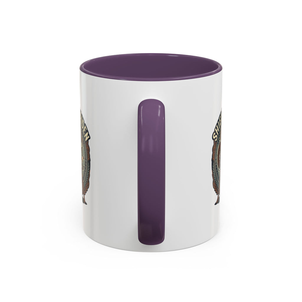 Shield Maiden Coffee Mug | Anglo-Saxon Warrior Woman | 11oz Accent Mug