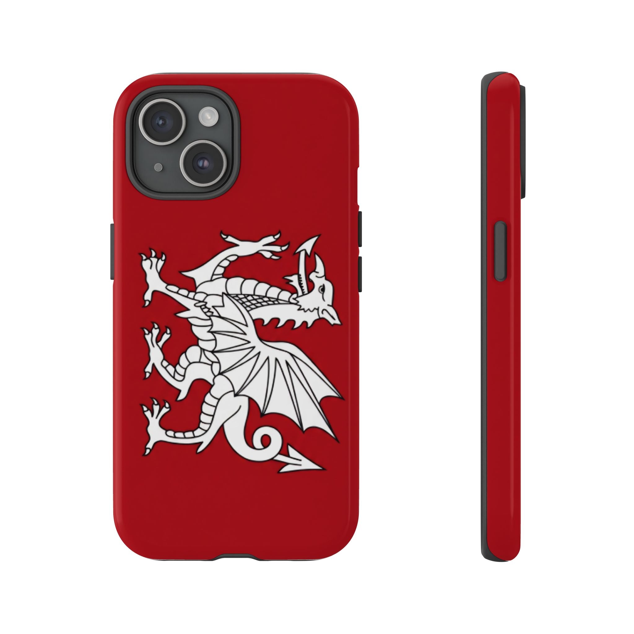 White Wessex Dragon Phone Case — Anglo-Saxon Emblem Phone Cover