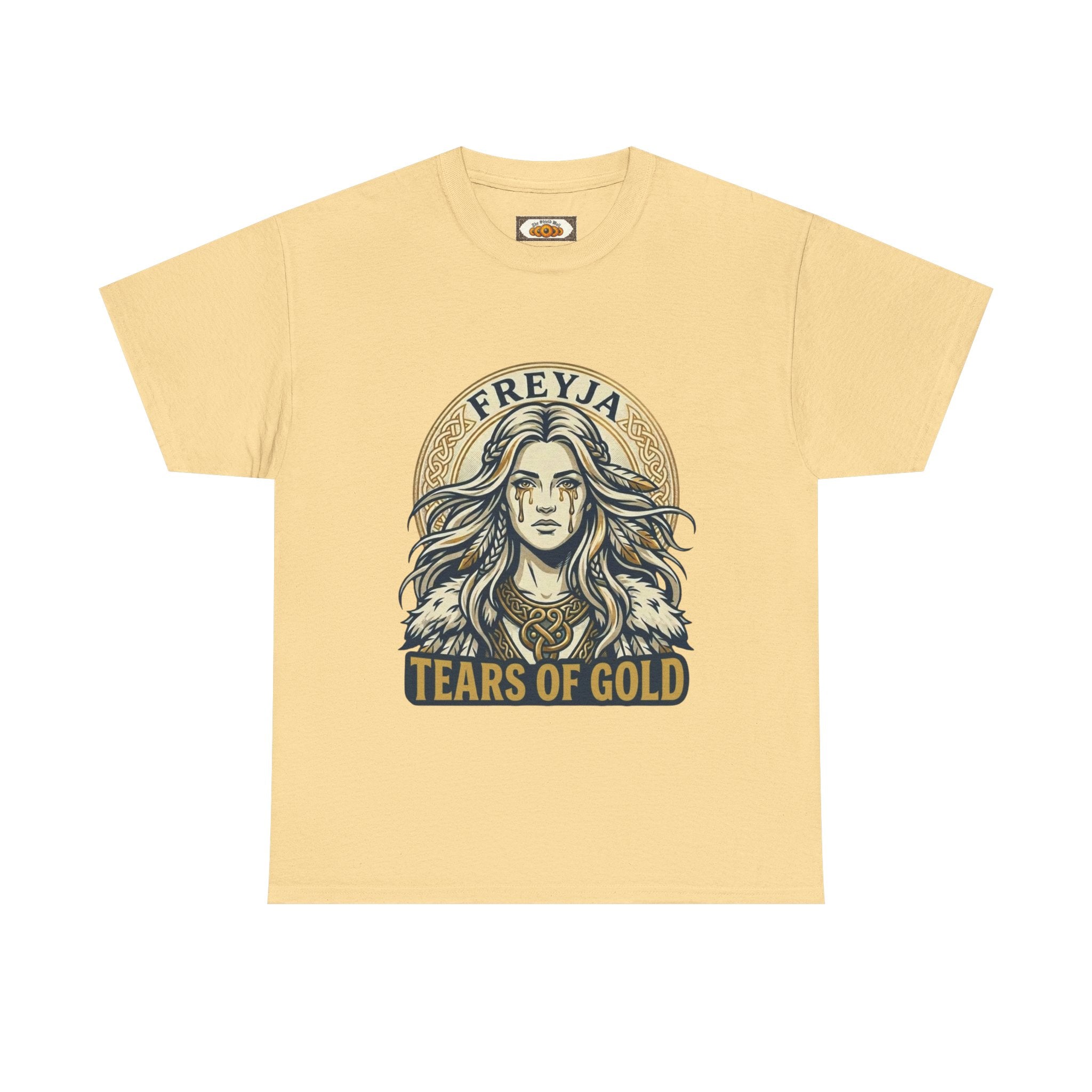 Freyja Tears of Gold T-Shirt | Unisex Adults | Norse Goddess Mythology Tee