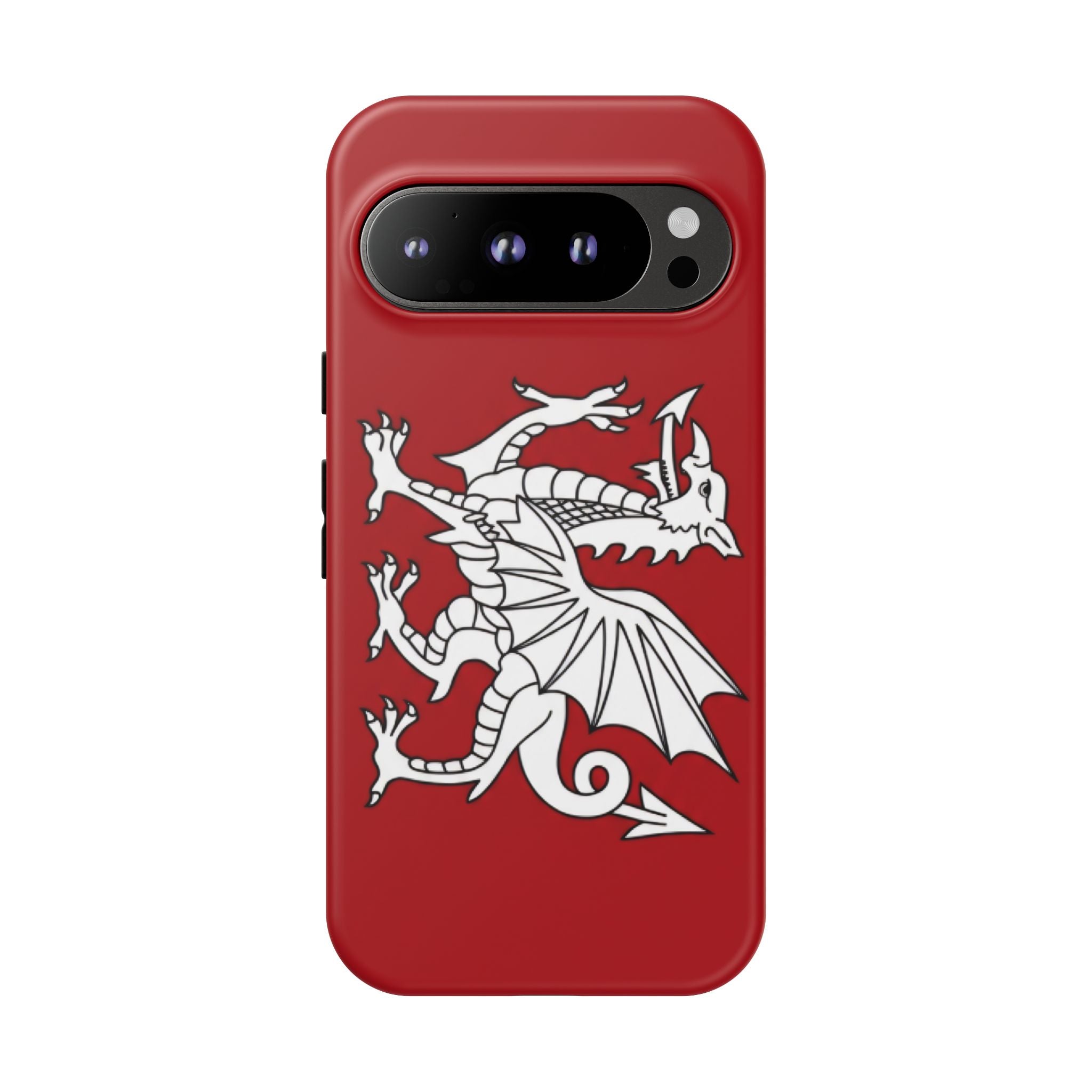 White Wessex Dragon Phone Case — Anglo-Saxon Emblem Phone Cover