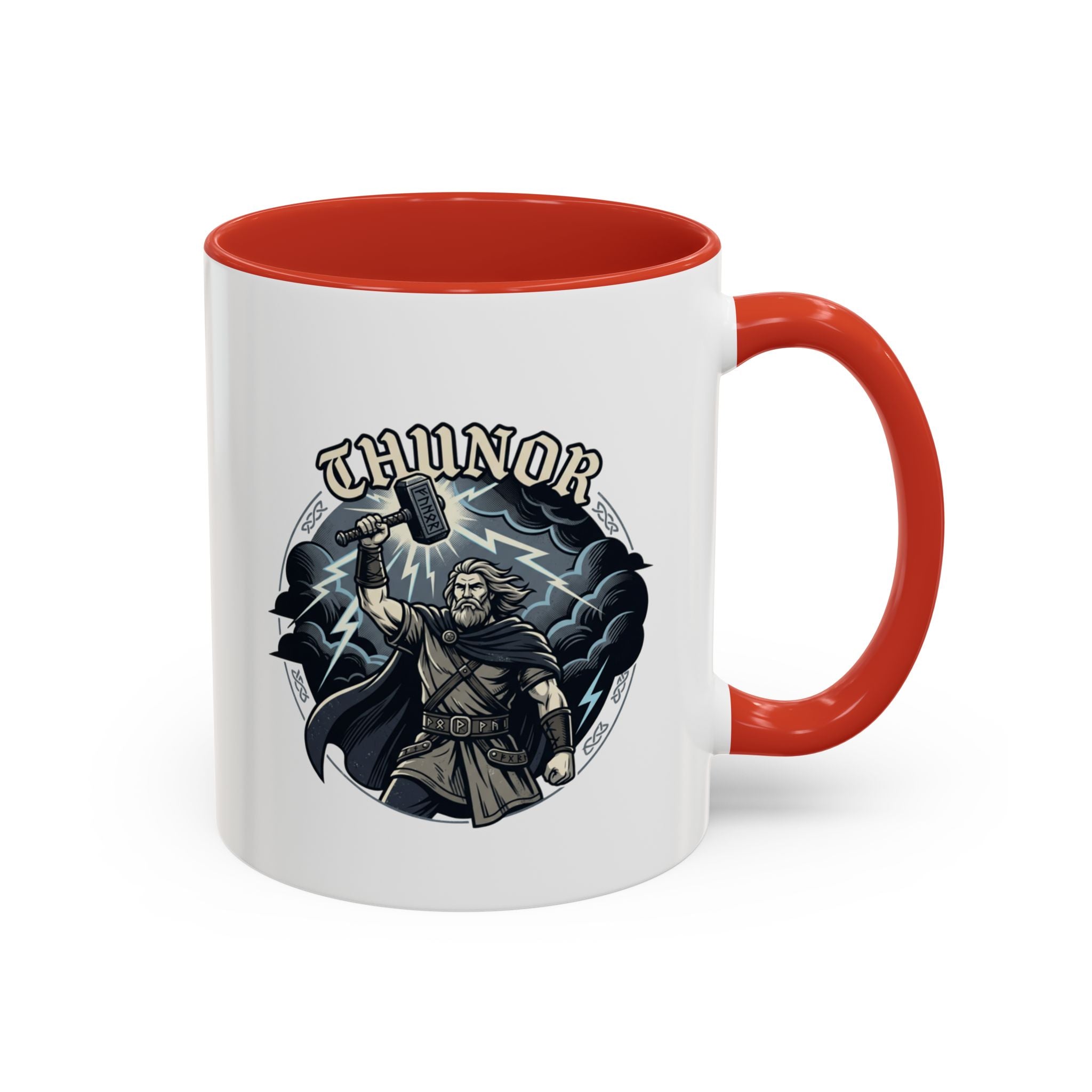 Thunor Coffee Mug — Anglo-Saxon God of Thunder Accent Mug | The Shield Wall