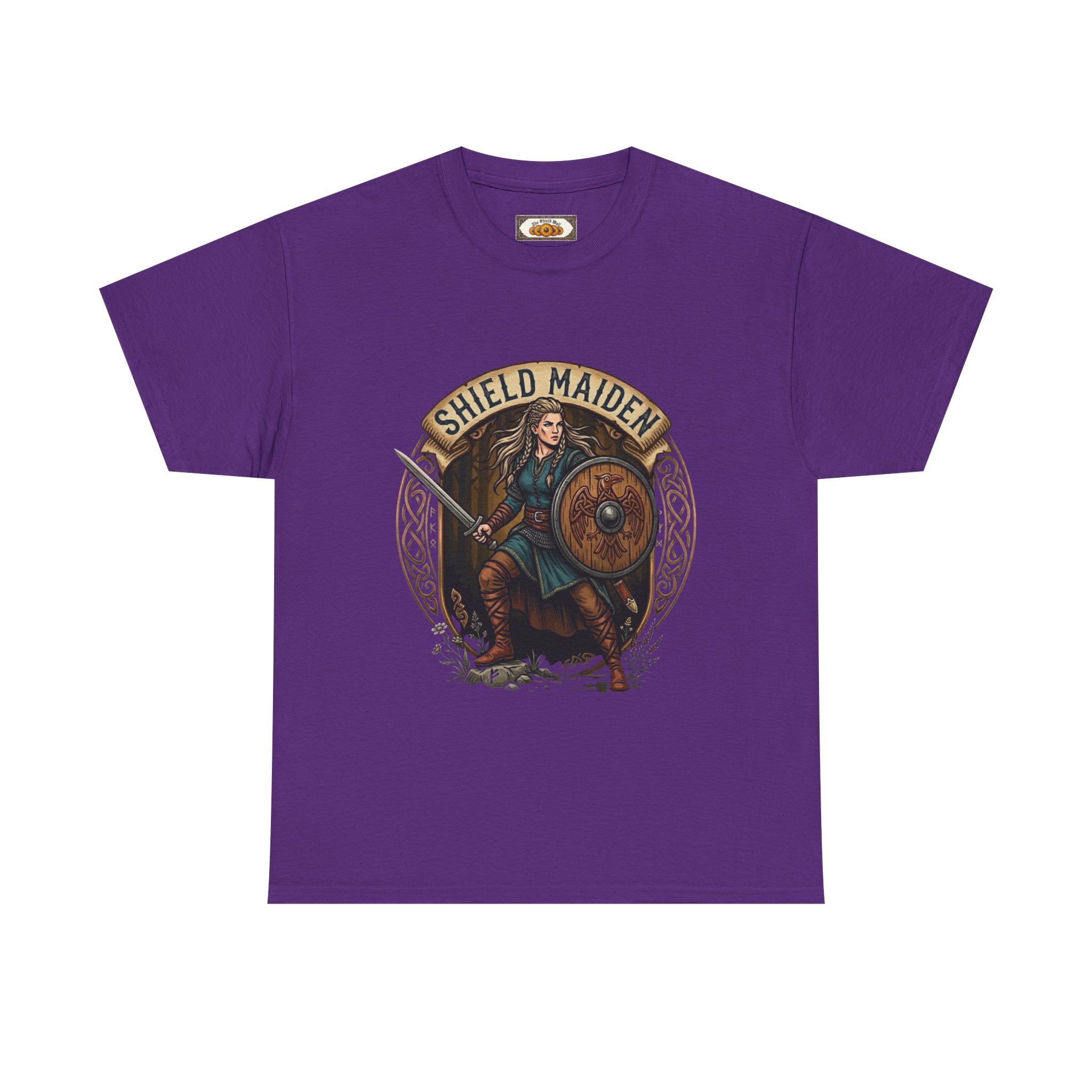 Shield Maiden T-Shirt | Unisex Adult Viking Warrior Tee