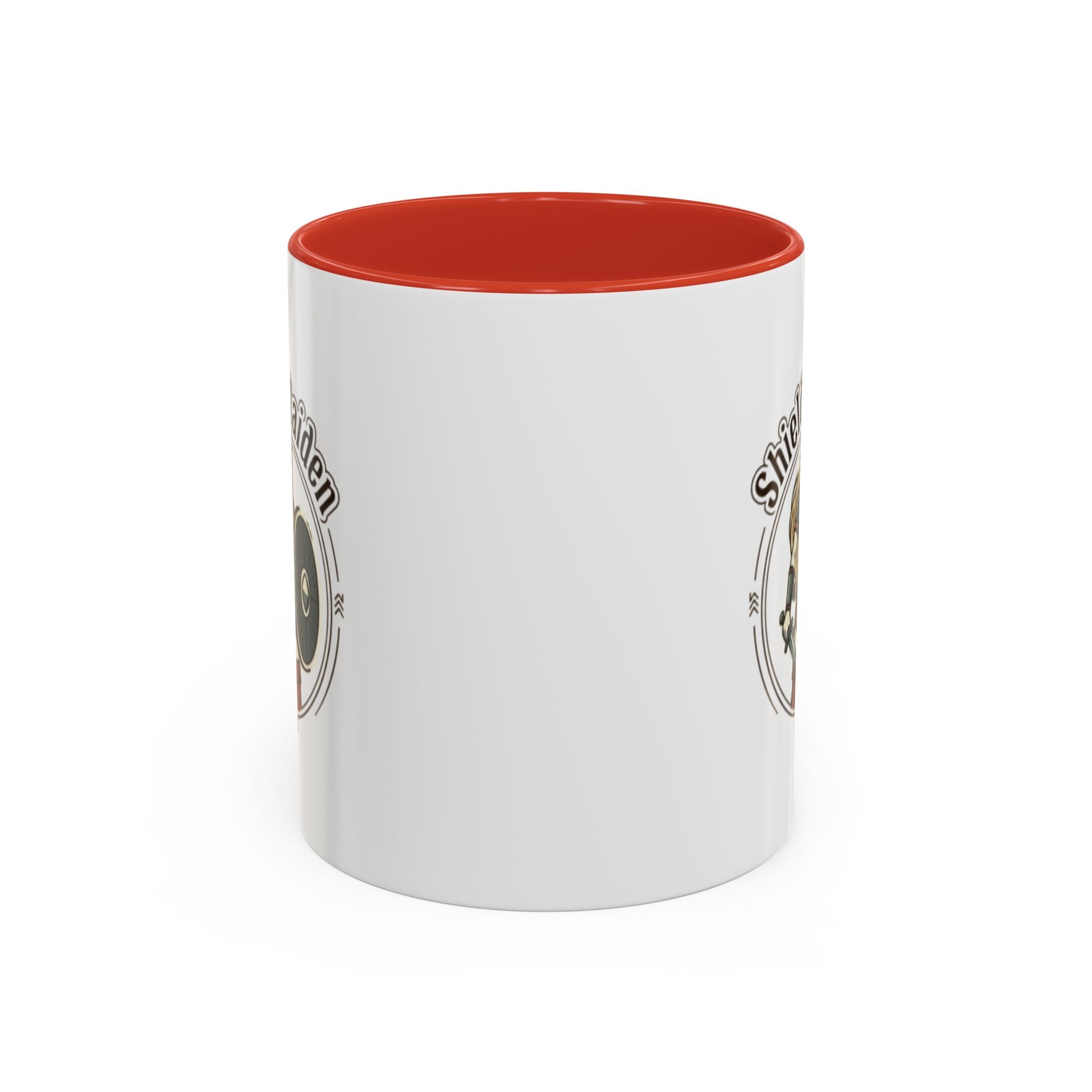 Shield Maiden Coffee Mug | Viking Warrior Woman Design | 11oz Ceramic Mug