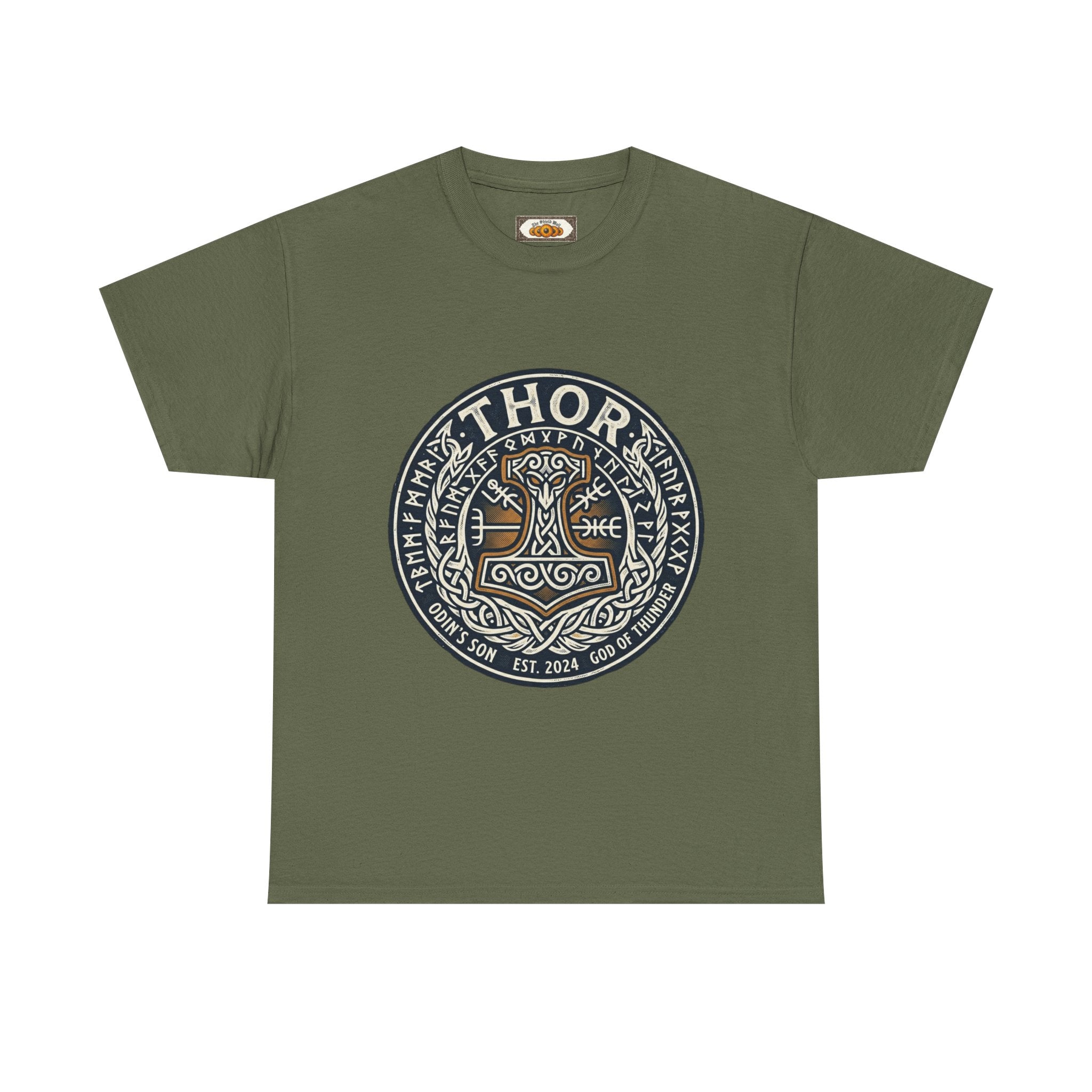 Mjölnir Thor's Hammer Unisex Adult T-Shirt | Norse Mythology Graphic Tee