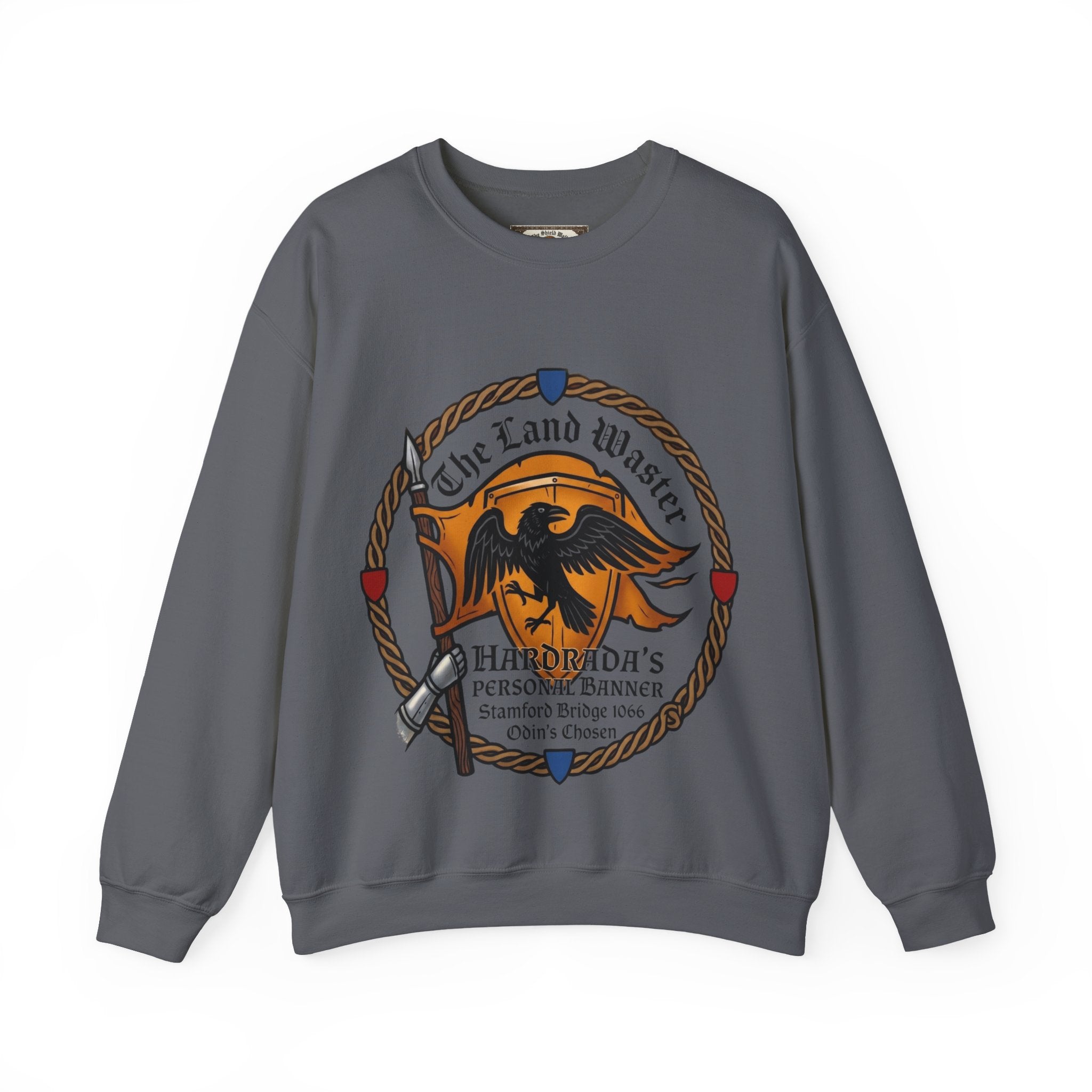 Harald Hardrada 'Land Waster' Unisex Crewneck Sweatshirt | Stamford Bridge 1066 | Viking Heritage