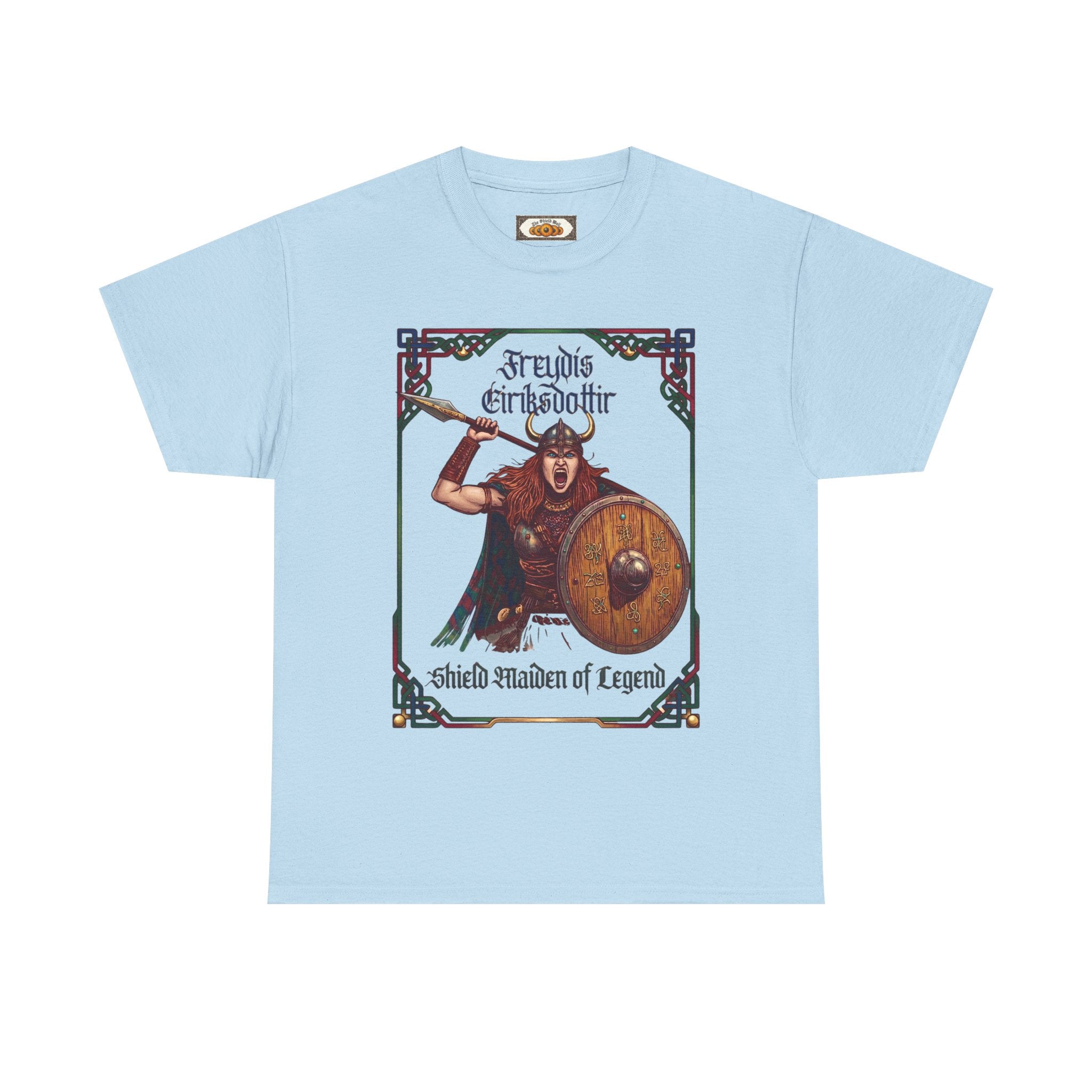 Freydís Eiríksdóttir Shield Maiden T-Shirt | Norse Viking Warrior Woman