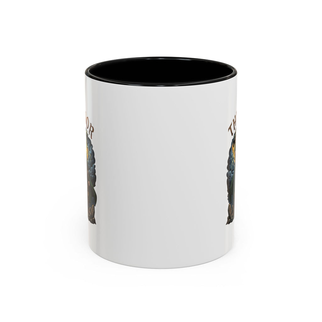 Thunor Hammer Coffee Mug — Anglo-Saxon God of Thunder | 11oz Accent Mug