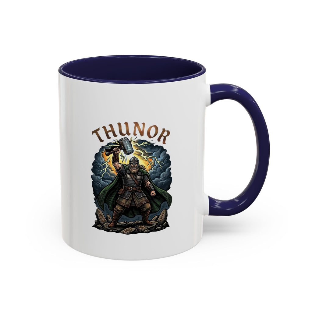 Thunor Hammer Coffee Mug — Anglo-Saxon God of Thunder | 11oz Accent Mug