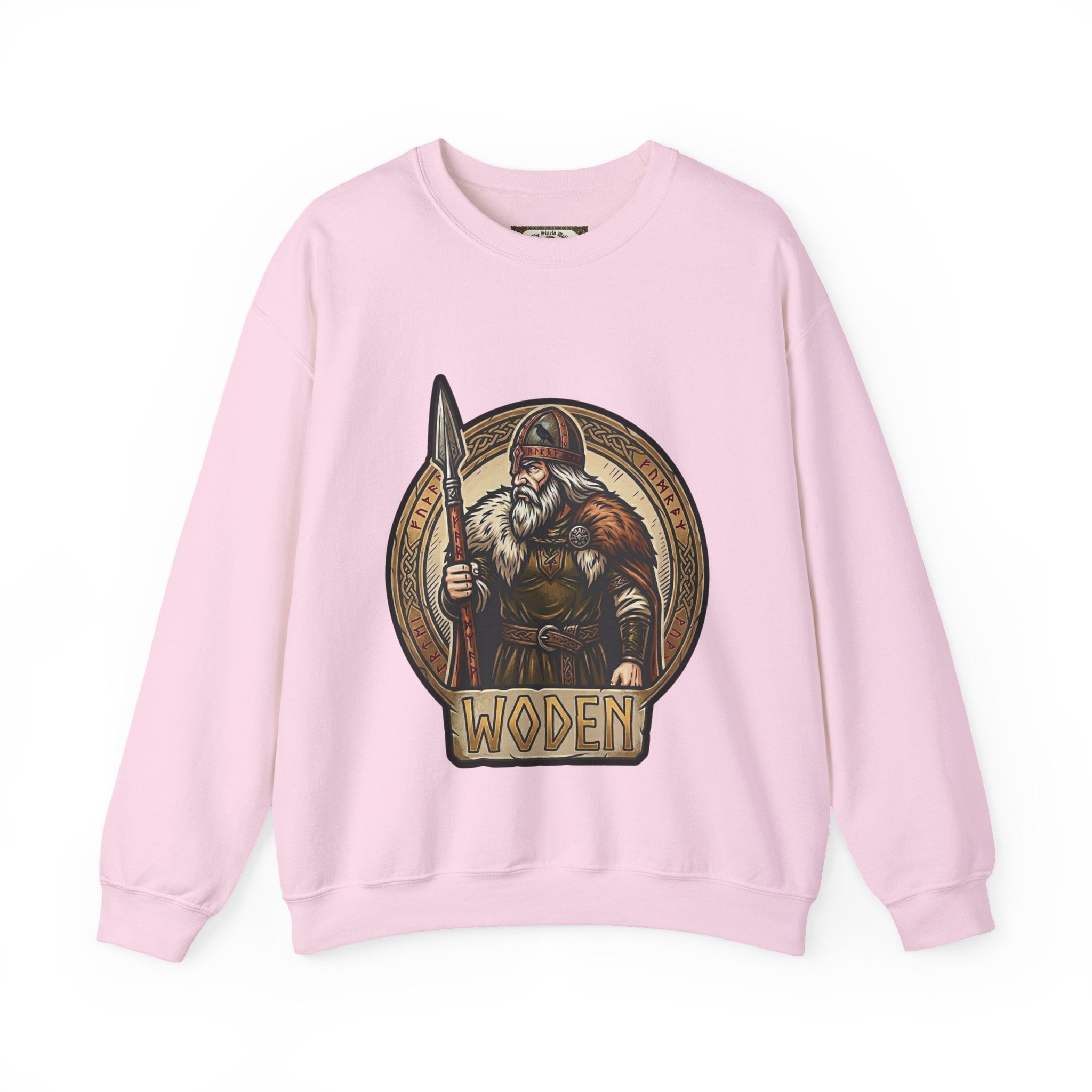 Woden Crewneck Sweatshirt | Unisex Anglo-Saxon Odin Mythology Sweater