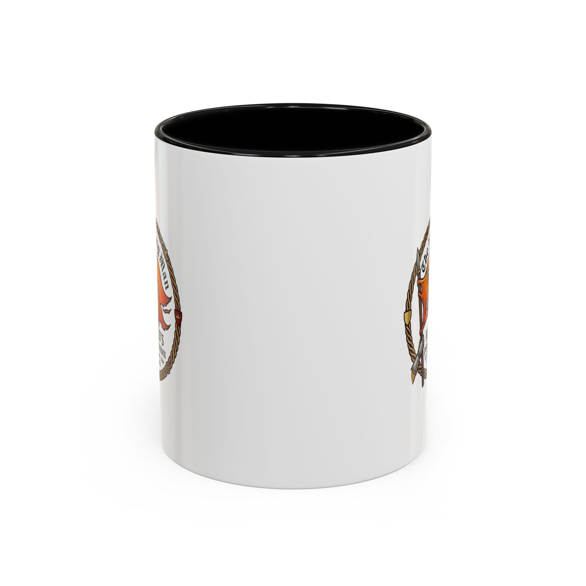 King Harold The Fighting Man Axe Banner Accent Coffee Mug — 11/15oz Last Anglo Saxon King