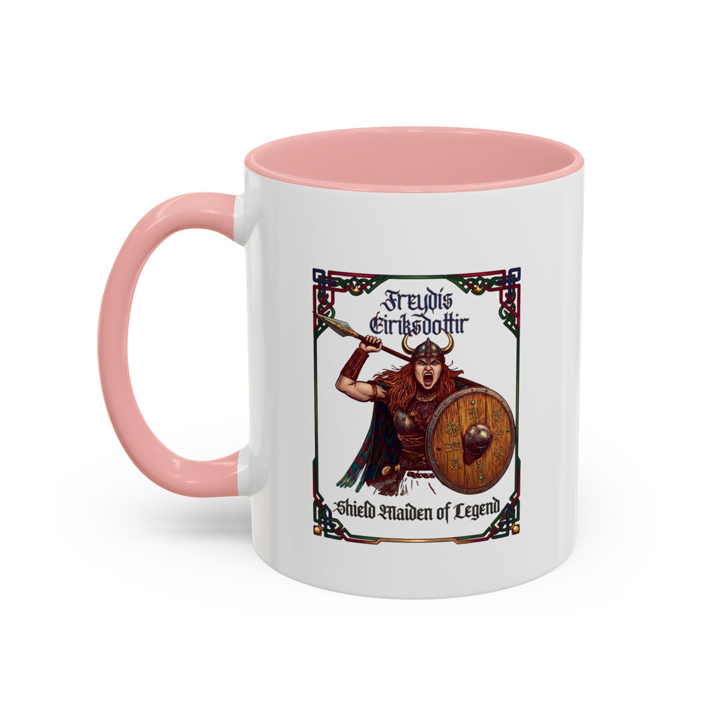 Freydís Eiríksdóttir Shield Maiden Coffee Mug | Viking Norse History Gift – 11oz