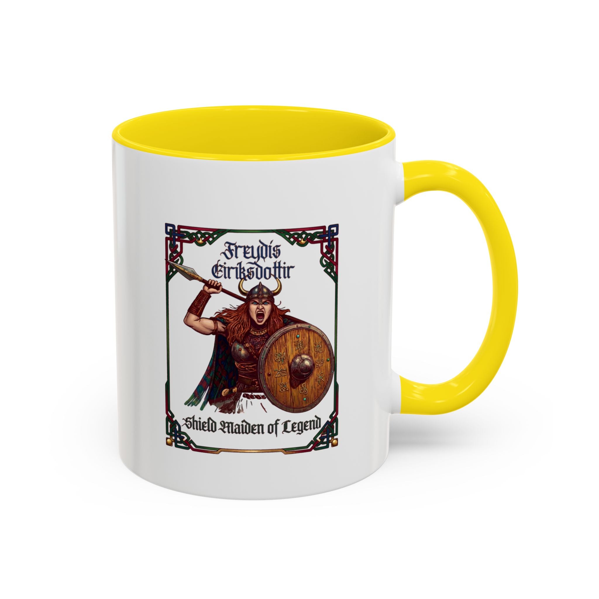 Freydís Eiríksdóttir Shield Maiden Coffee Mug | Viking Norse History Gift – 11oz