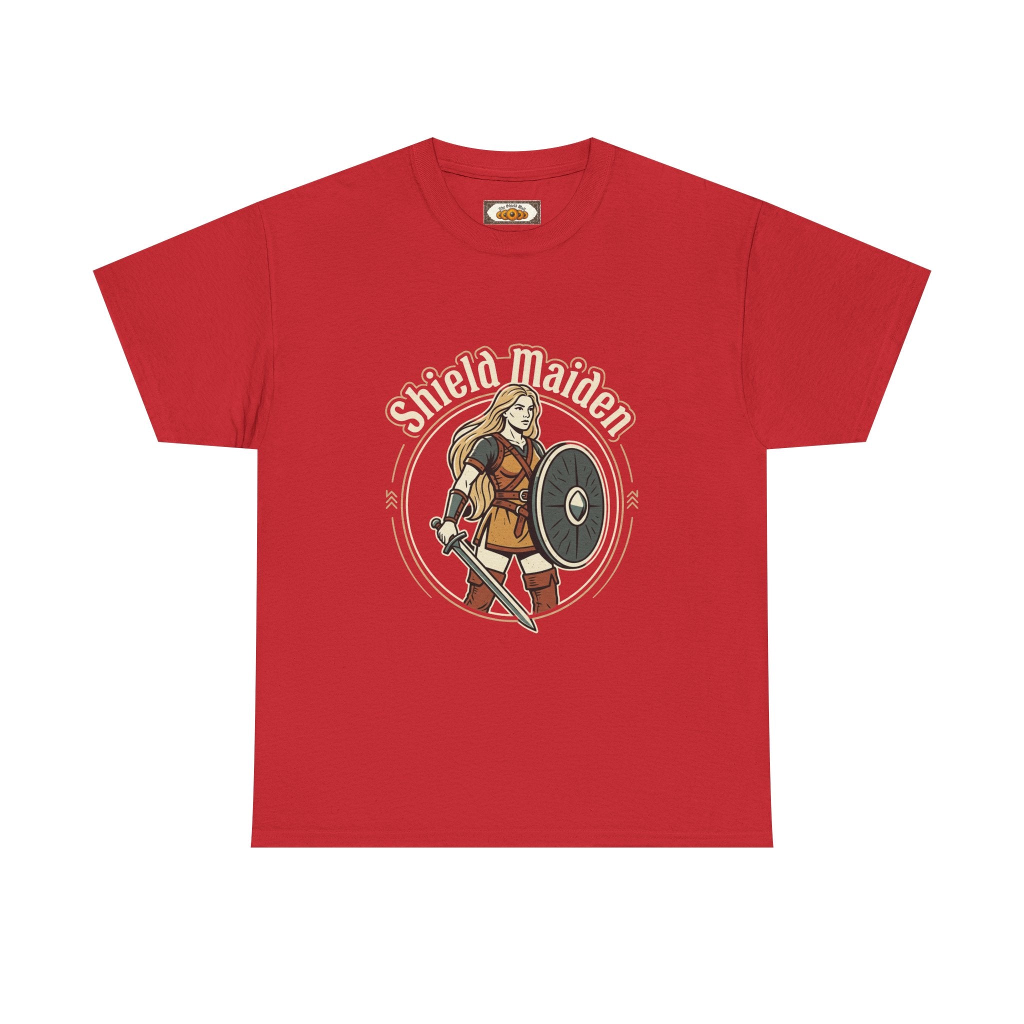 Shield Maiden T-Shirt | Unisex Adult Viking Warrior Tee