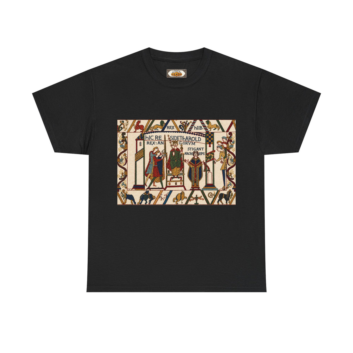 King Harold II — Bayeux Tapestry Coronation T-Shirt | Heritage Clothing