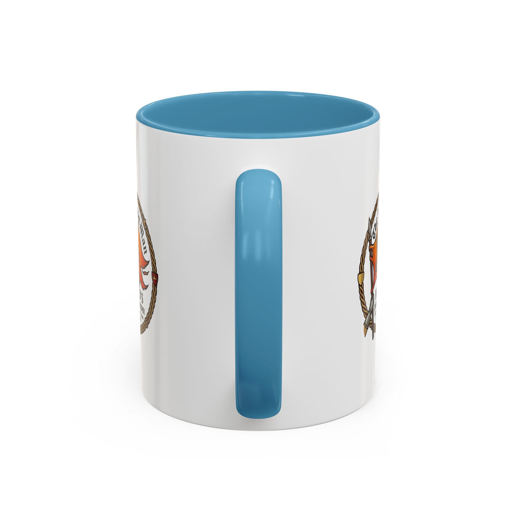 King Harold The Fighting Man Axe Banner Accent Coffee Mug — 11/15oz Last Anglo Saxon King