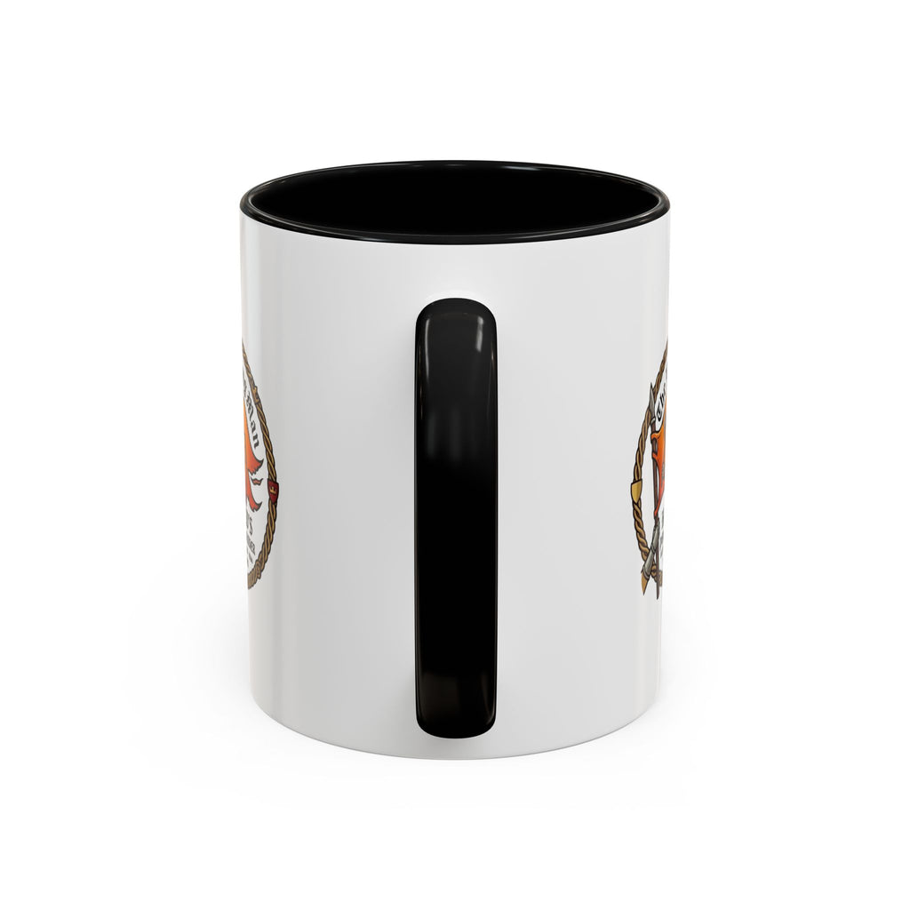 King Harold The Fighting Man Axe Banner Accent Coffee Mug — 11/15oz Last Anglo Saxon King