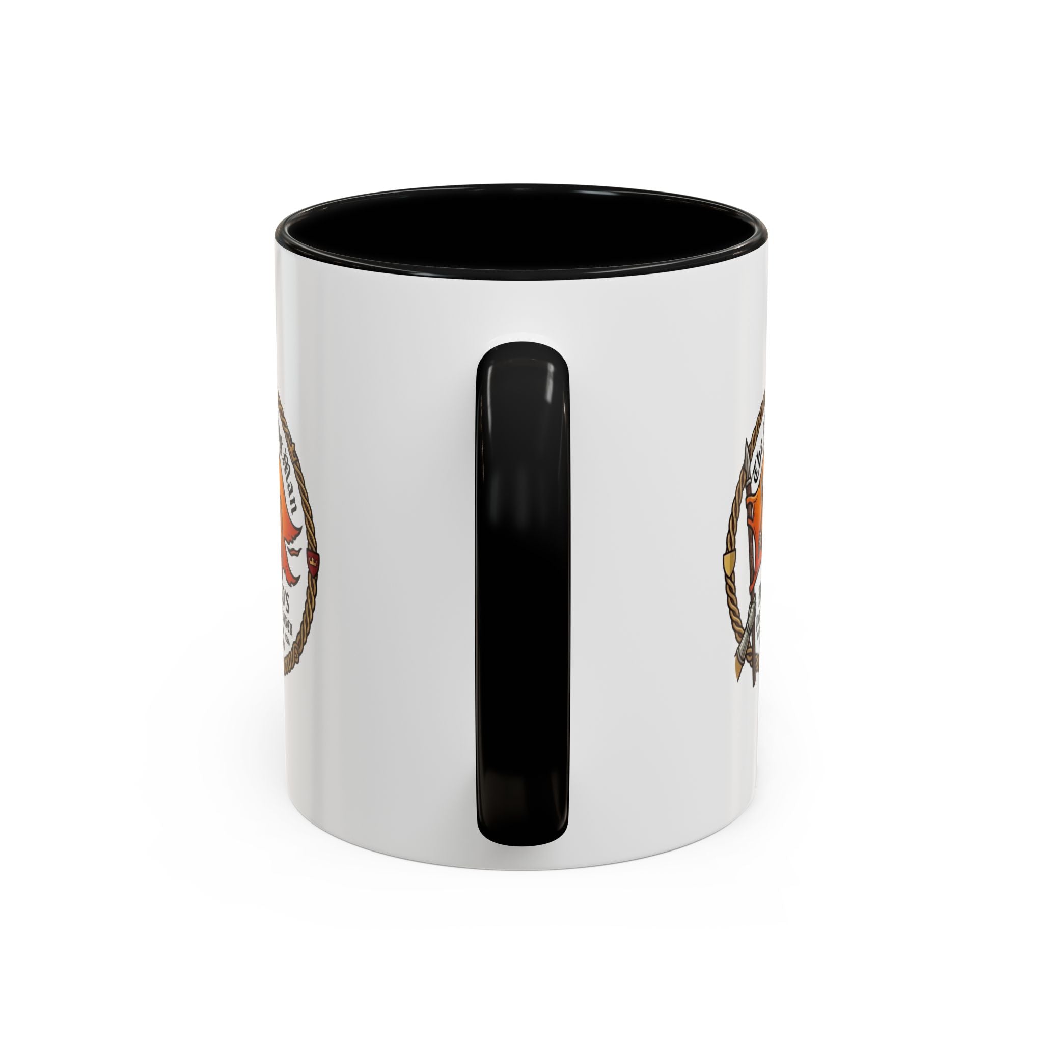 King Harold The Fighting Man Axe Banner Accent Coffee Mug — 11/15oz Last Anglo Saxon King