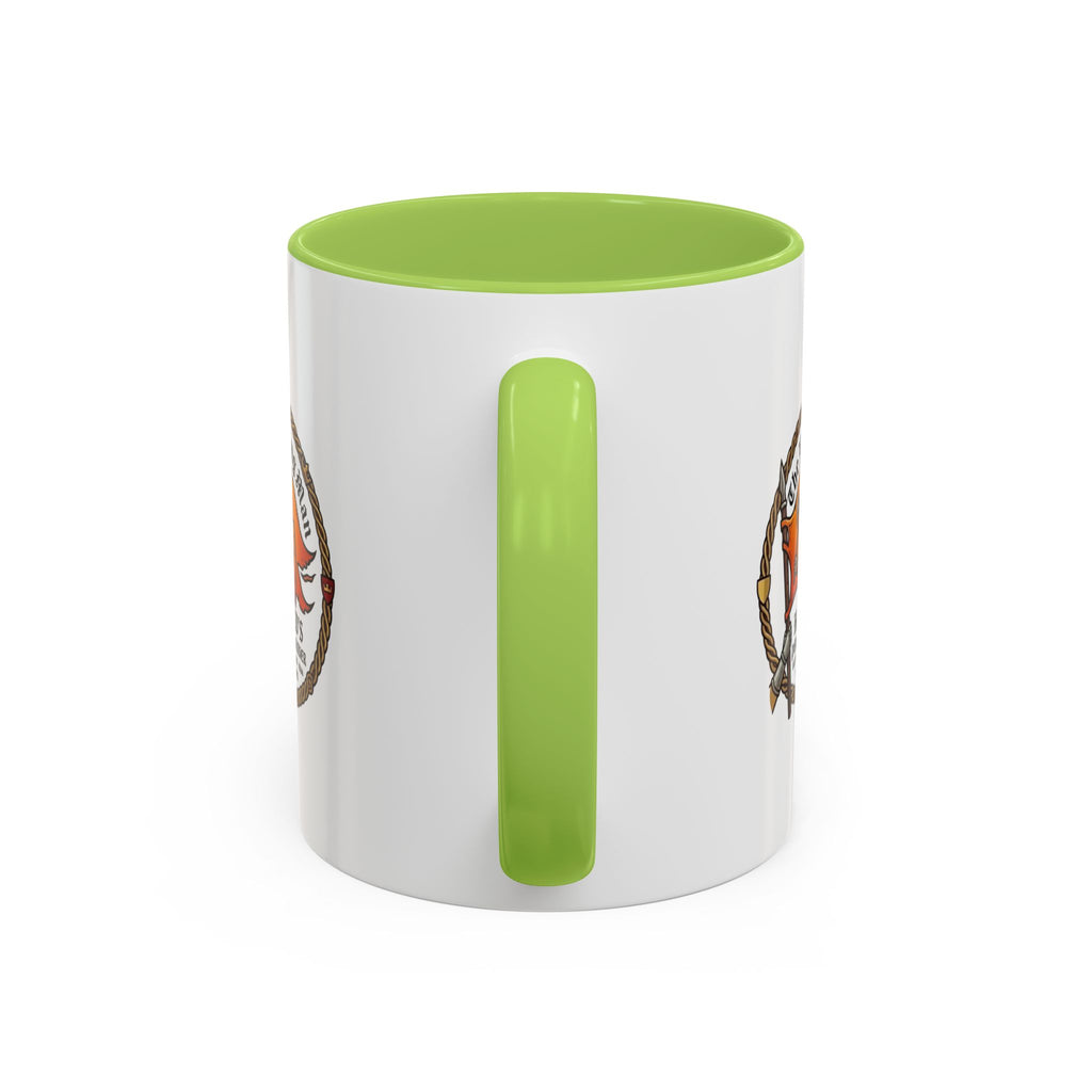 King Harold The Fighting Man Axe Banner Accent Coffee Mug — 11/15oz Last Anglo Saxon King