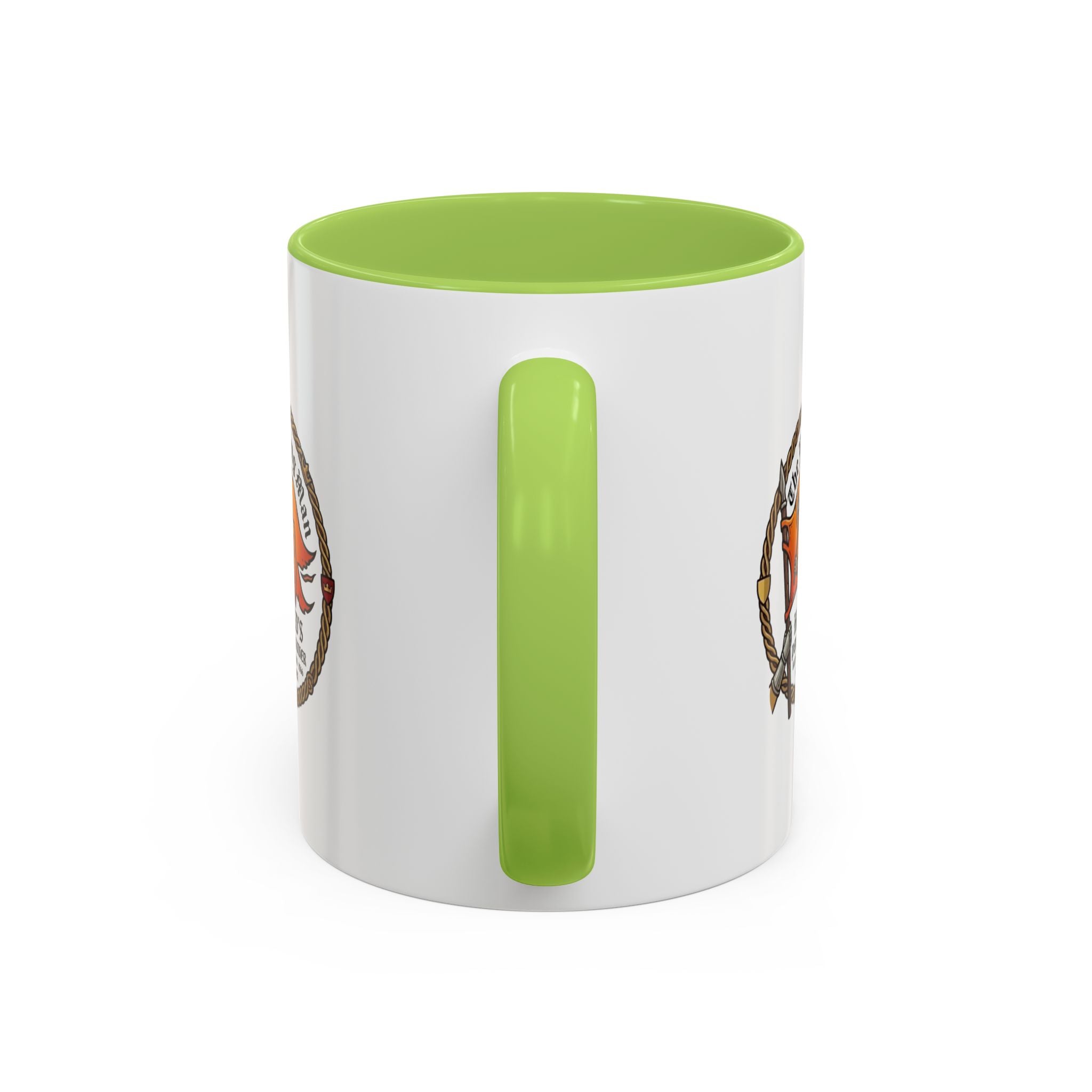 King Harold The Fighting Man Axe Banner Accent Coffee Mug — 11/15oz Last Anglo Saxon King