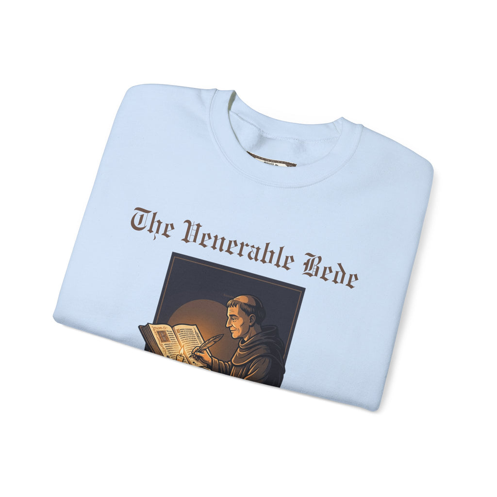 The Venerable Bede Sweatshirt | Unisex Anglo-Saxon Scholar History Crewneck for Adults