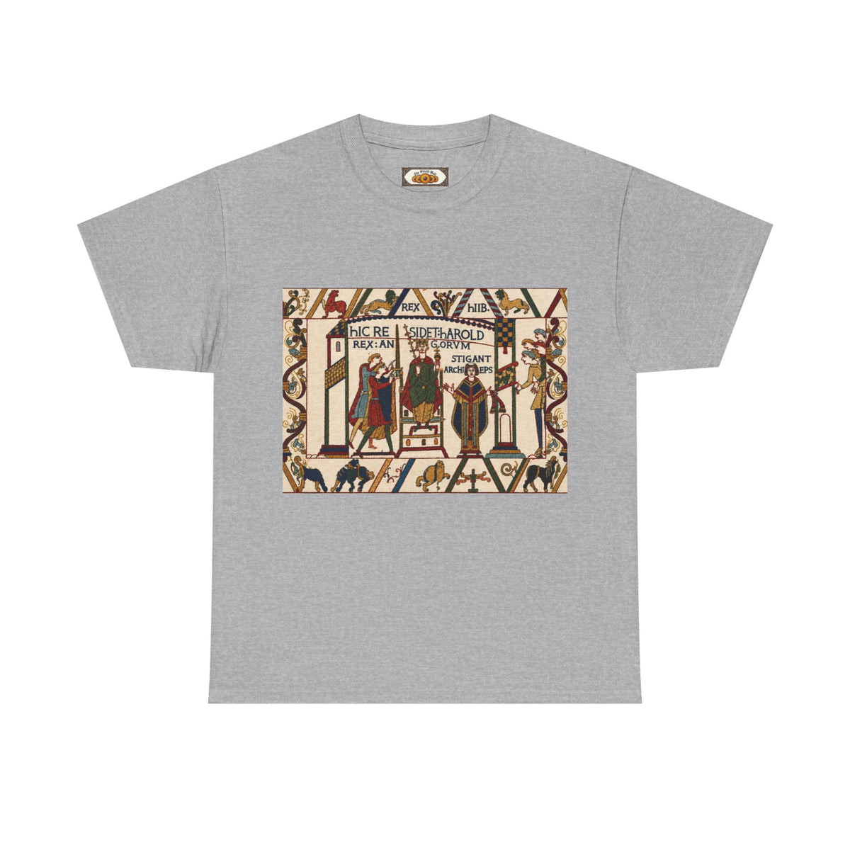 King Harold II — Bayeux Tapestry Coronation T-Shirt | Heritage Clothing