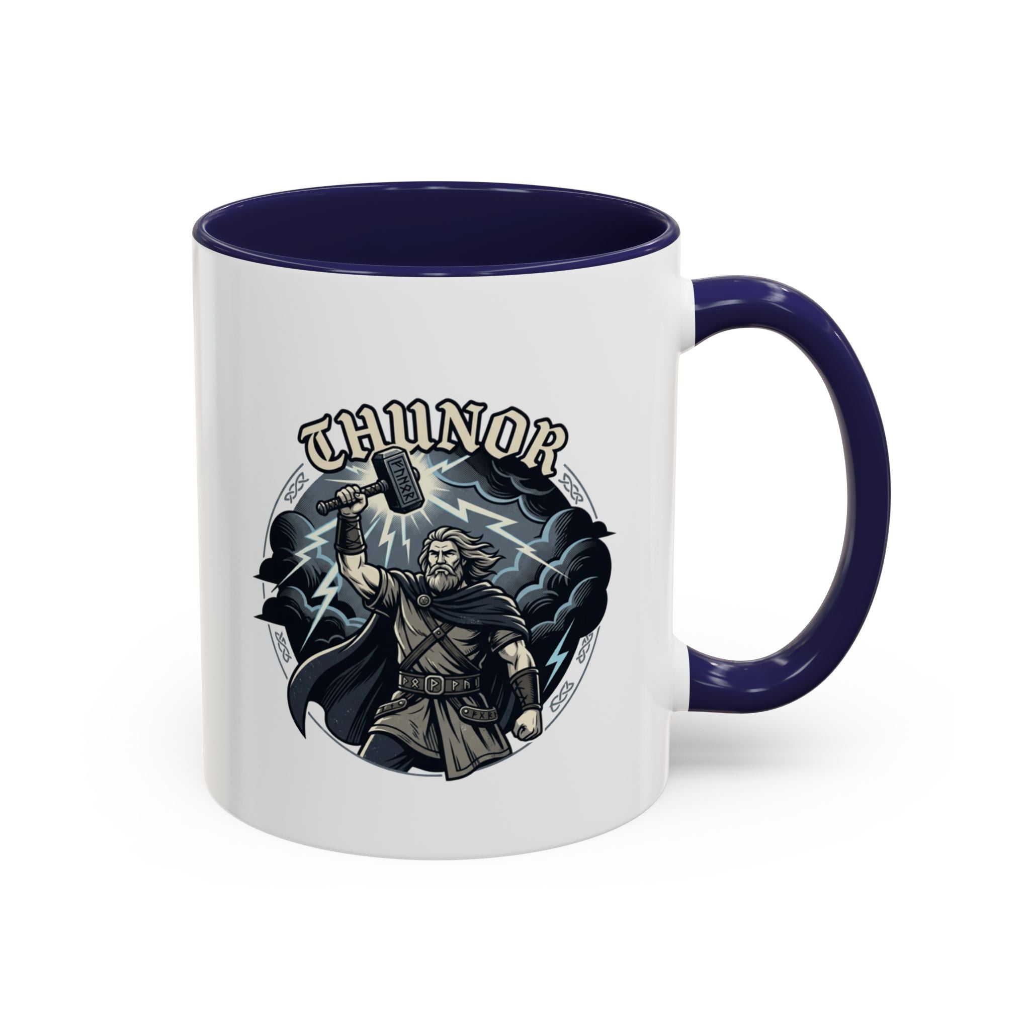 Thunor Coffee Mug — Anglo-Saxon God of Thunder Accent Mug | The Shield Wall