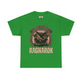 Ragnarök T-Shirt — The End Is Only The Beginning | Raven Wolf & Axes Norse Heritage Tee | Heritage Clothing
