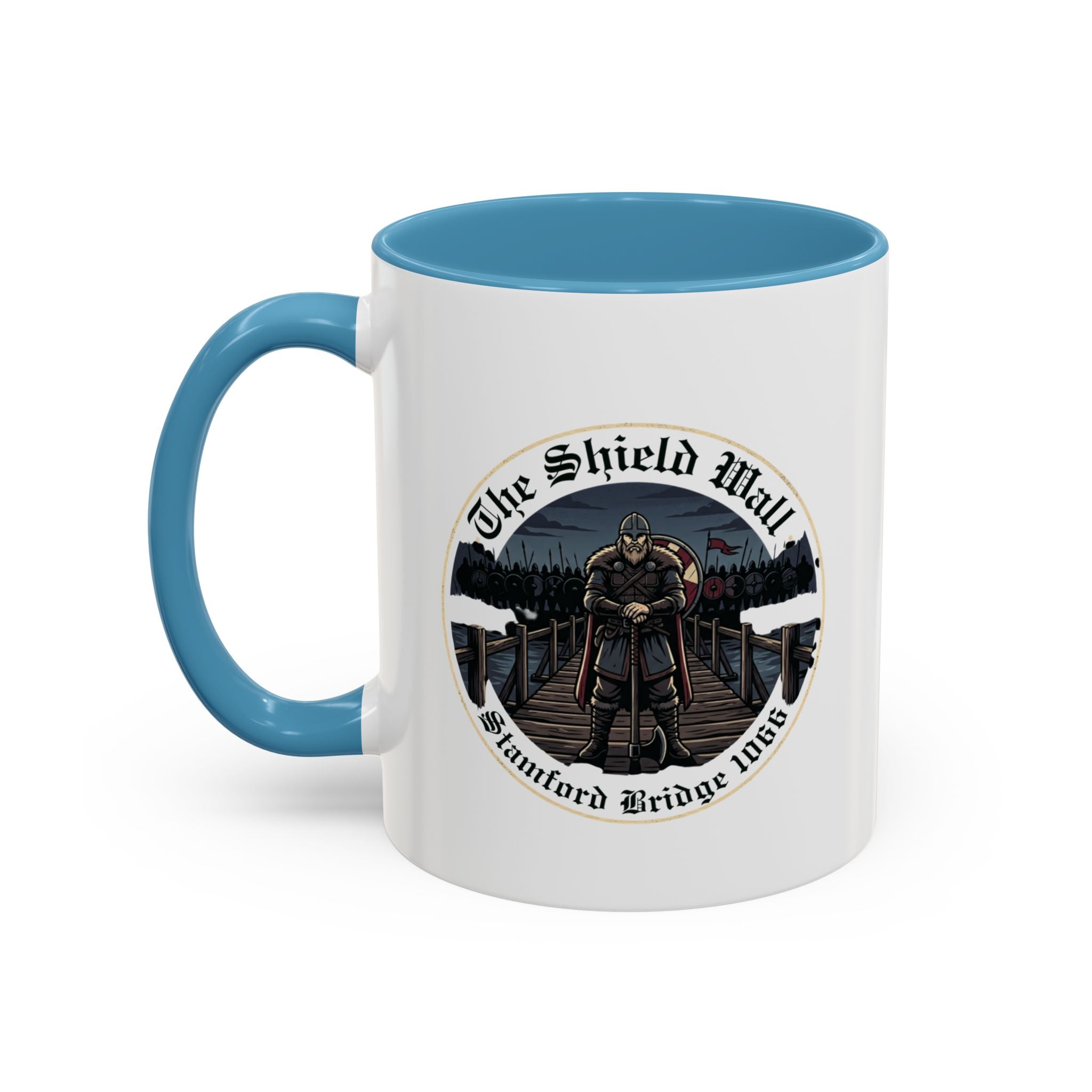 Stamford Bridge 1066 Accent Mug — The Lone Axeman of the Shield Wall