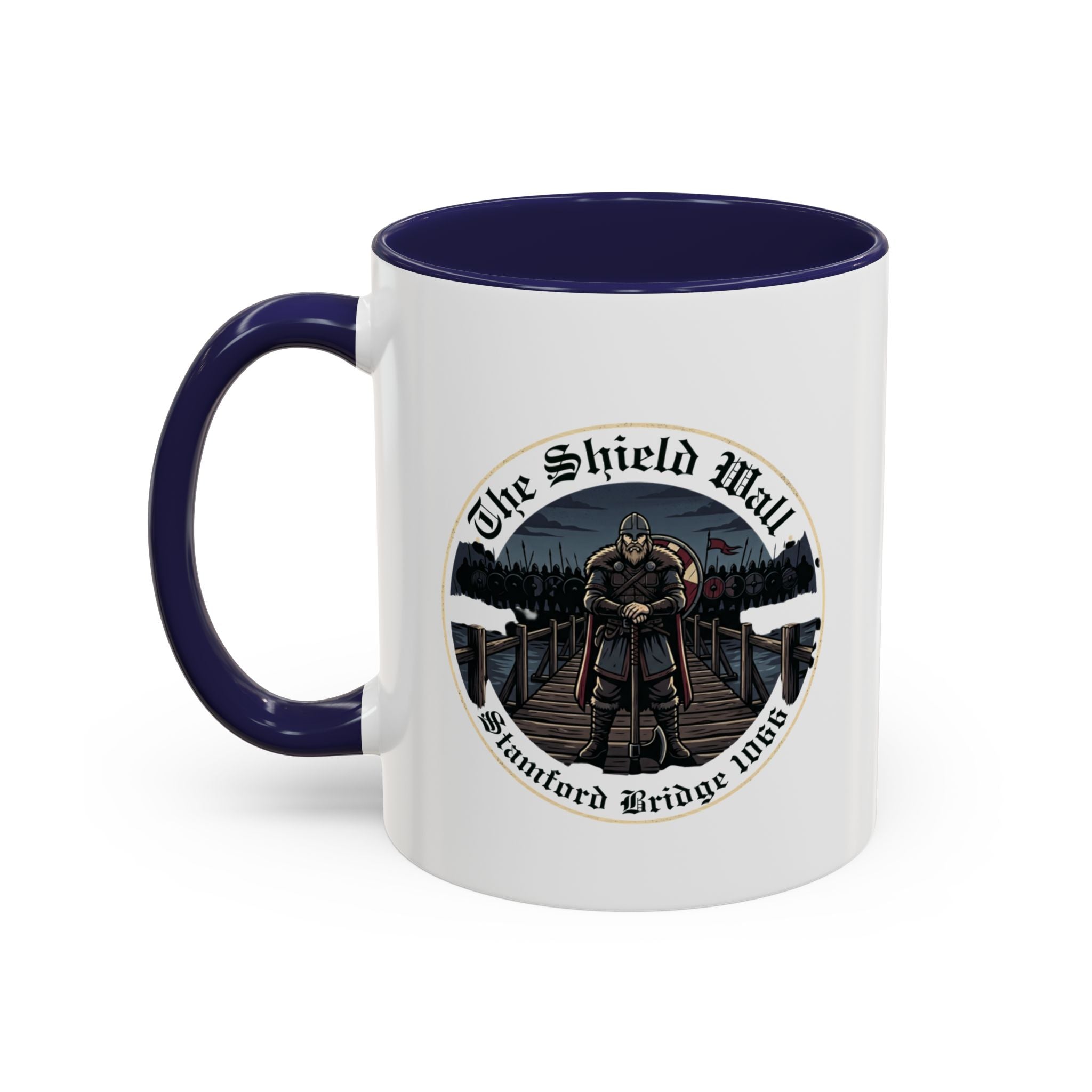 Stamford Bridge 1066 Accent Mug — The Lone Axeman of the Shield Wall
