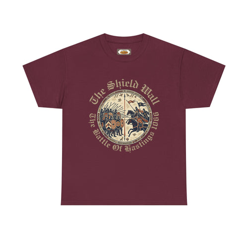 Battle of Hastings 1066 Unisex T-Shirt | Saxon Shield Wall Medieval Graphic Tee for Adults